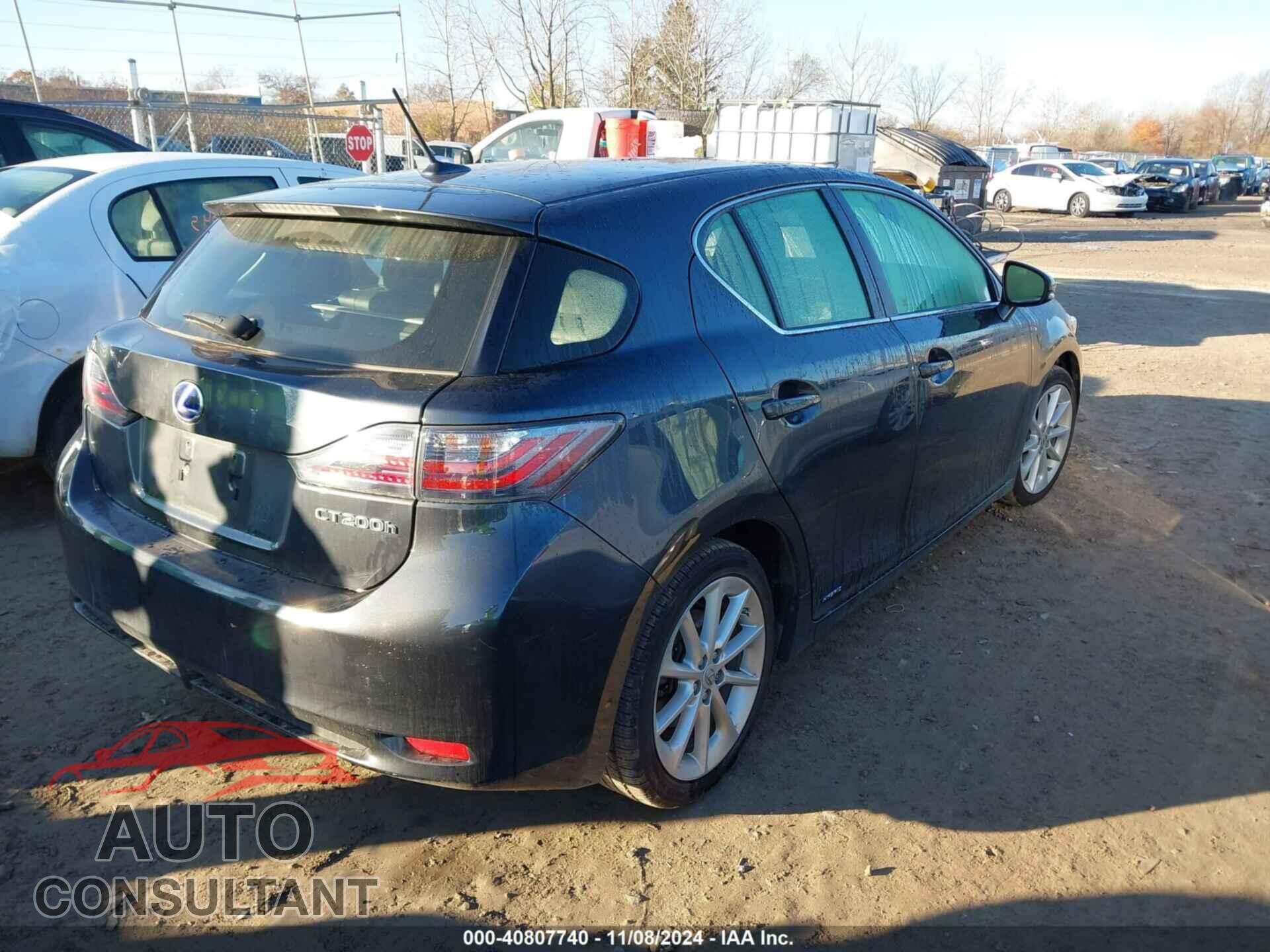 LEXUS CT 200H 2011 - JTHKD5BH4B2039953