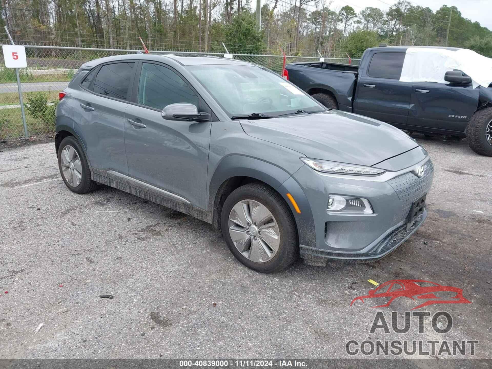 HYUNDAI KONA ELECTRIC 2021 - KM8K53AG0MU124609