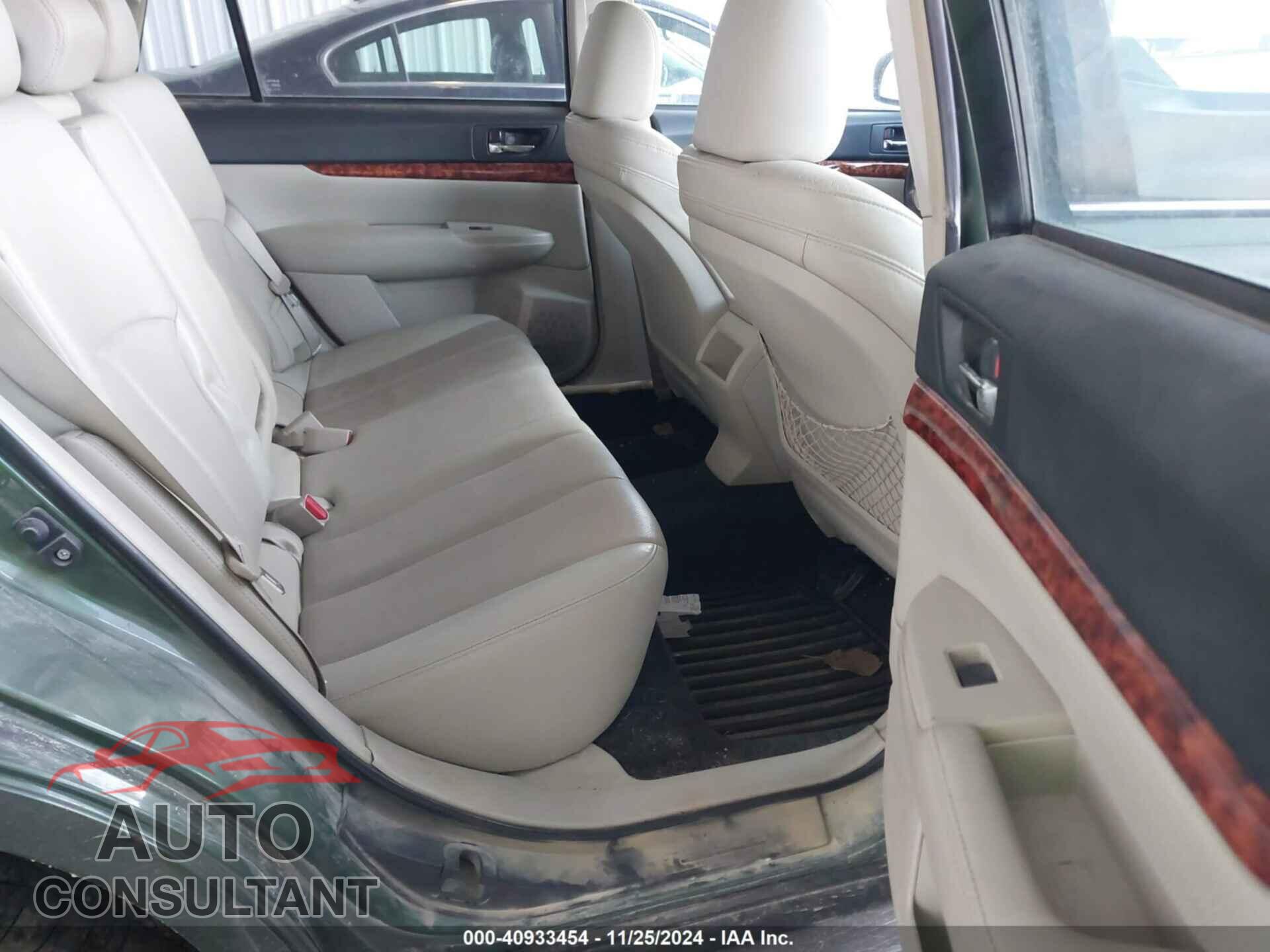 SUBARU OUTBACK 2012 - 4S4BRDJC1C2291871