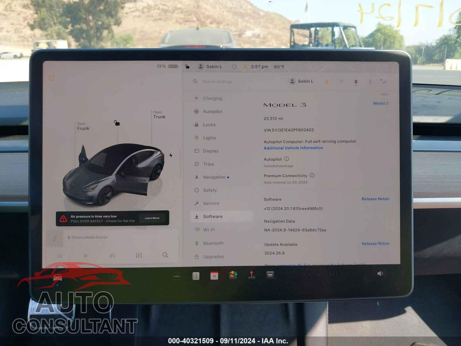 TESLA MODEL 3 2023 - 5YJ3E1EA2PF602402