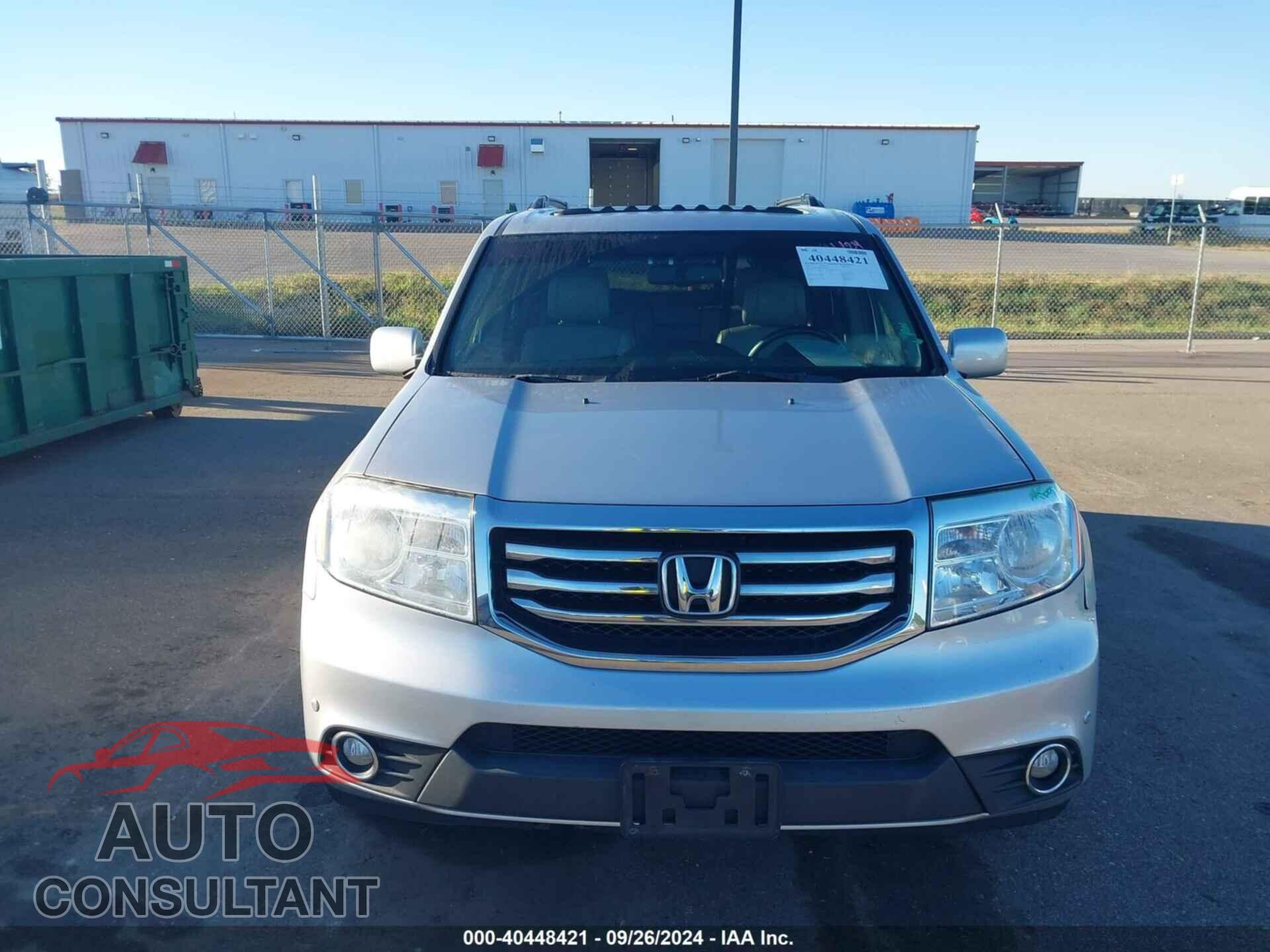 HONDA PILOT 2013 - 5FNYF4H91DB063496