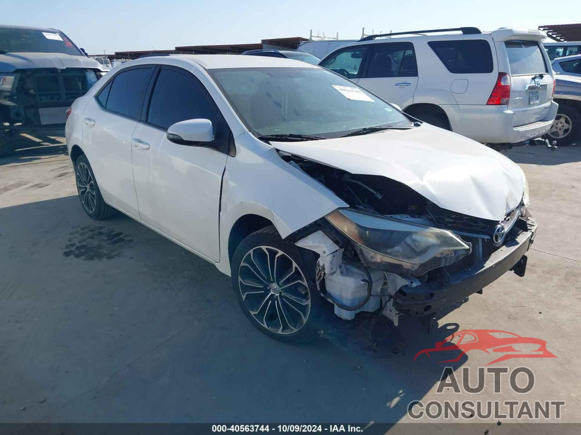 TOYOTA COROLLA 2016 - 2T1BURHE0GC602480