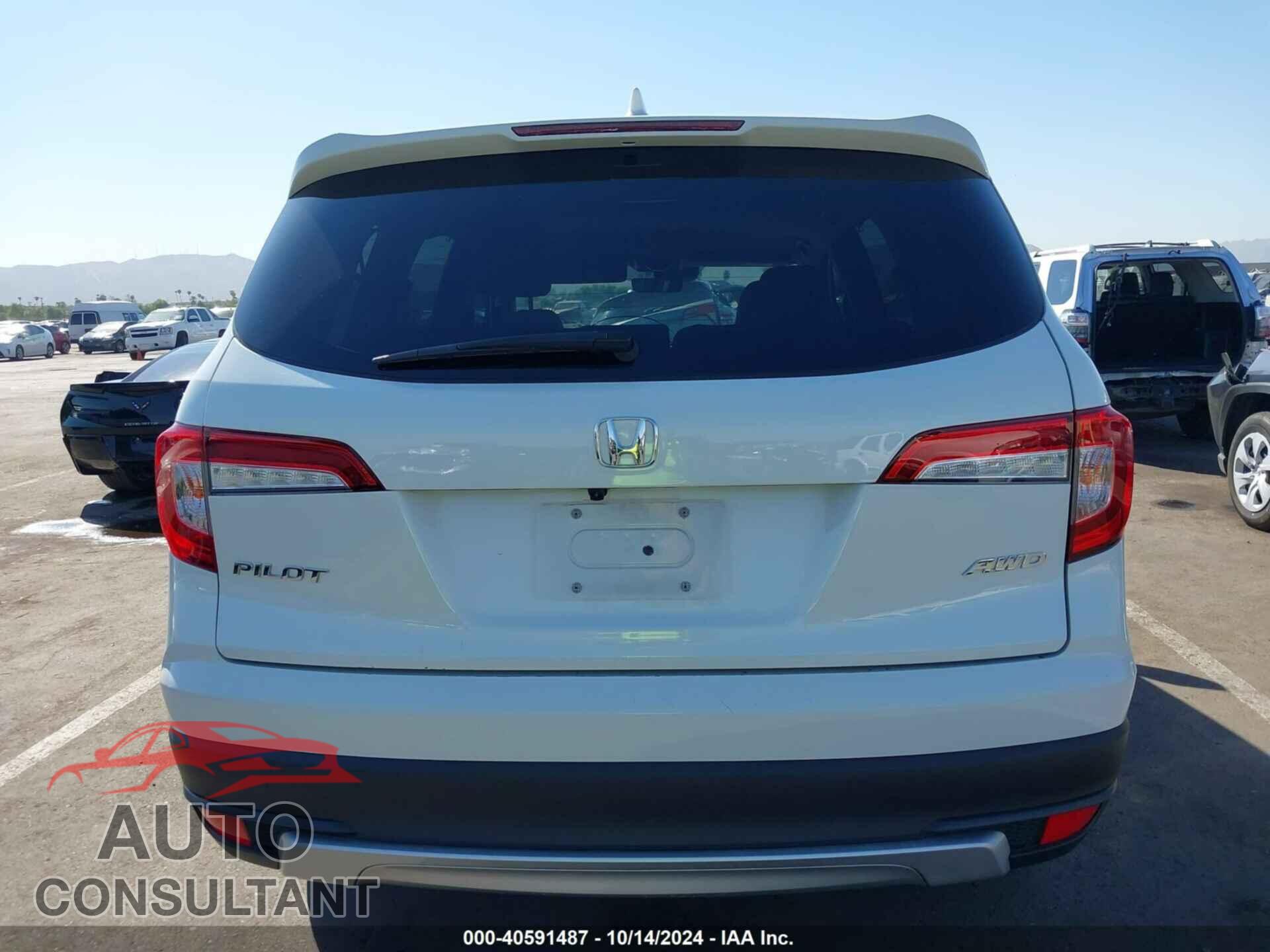 HONDA PILOT 2021 - 5FNYF6H59MB010540