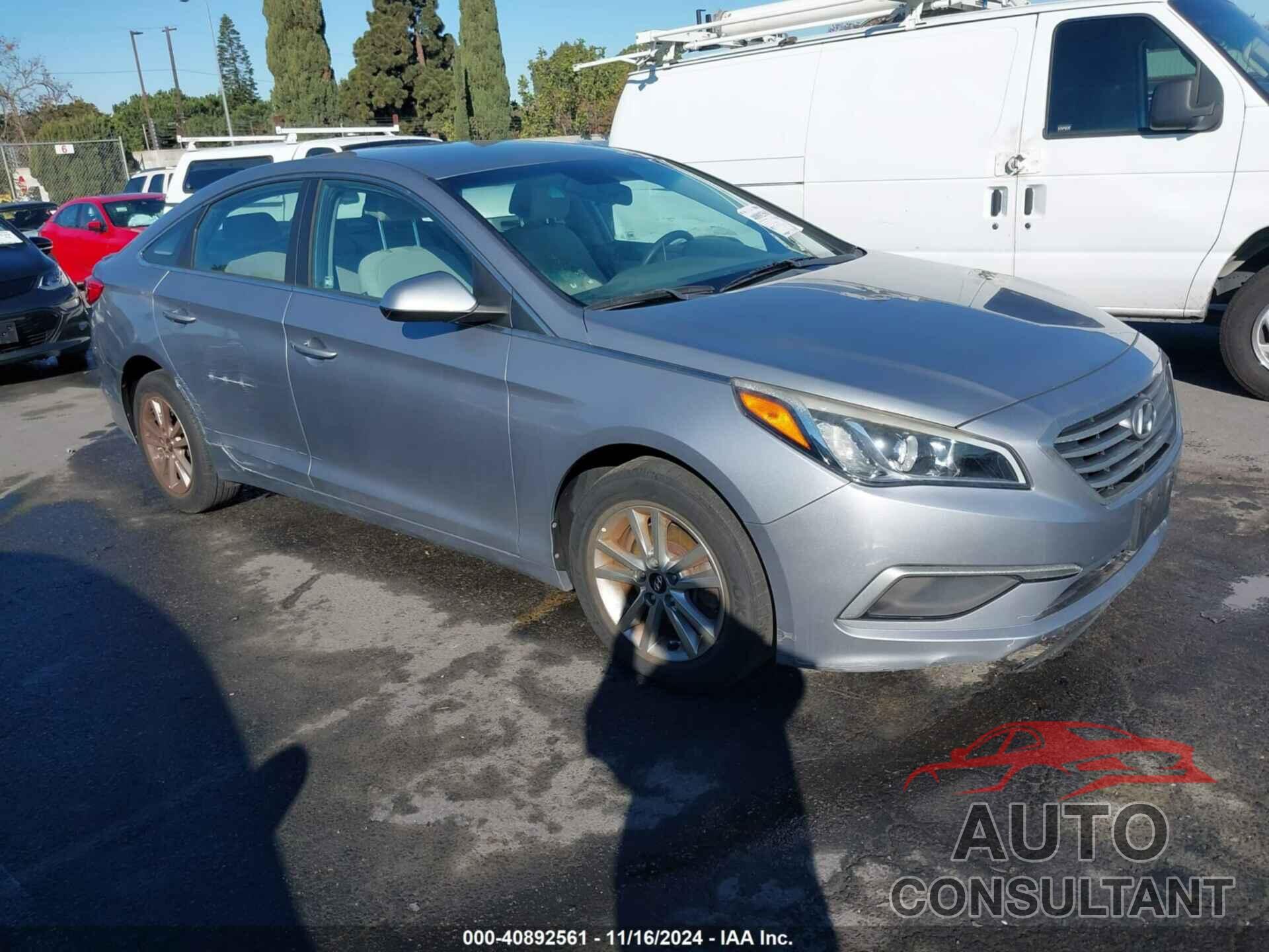 HYUNDAI SONATA 2016 - 5NPE24AFXGH322975