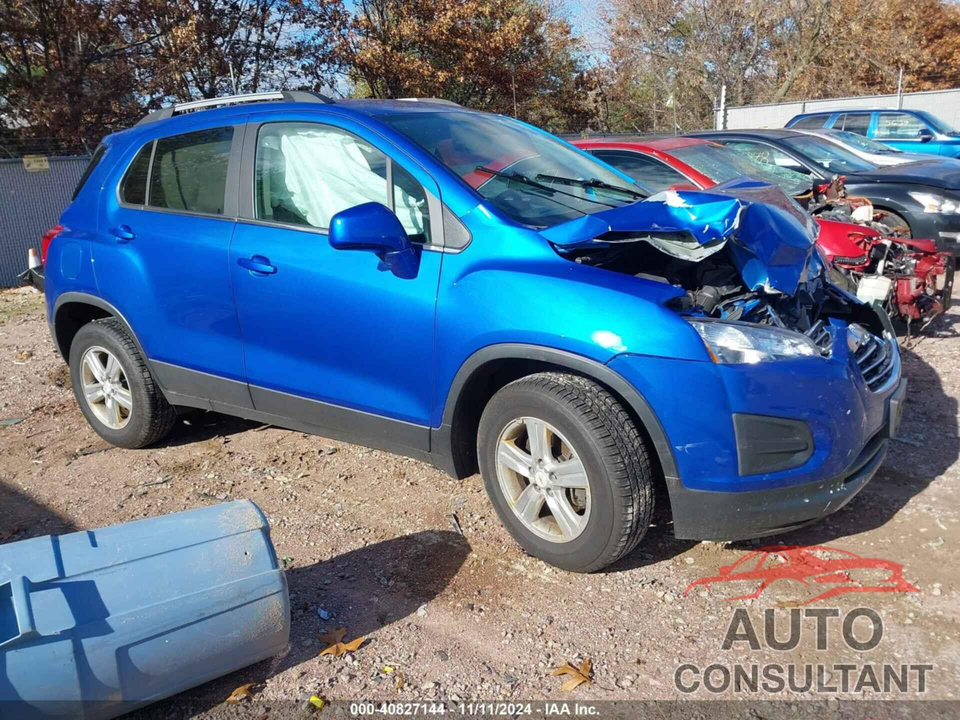 CHEVROLET TRAX 2016 - KL7CJPSB0GB615113