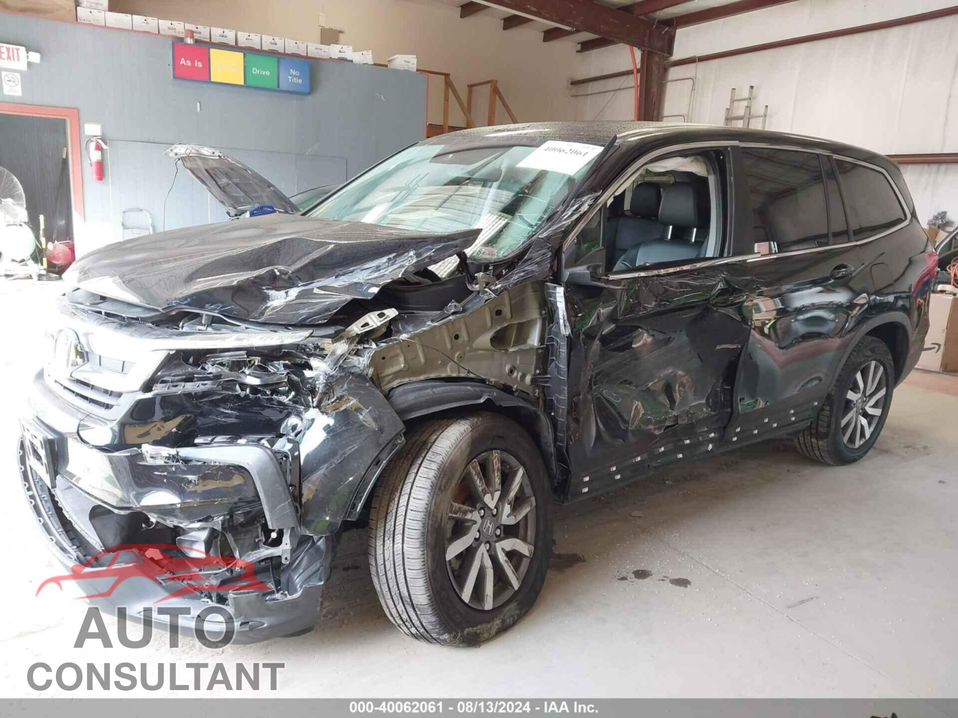 HONDA PILOT 2019 - 5FNYF6H52KB046244