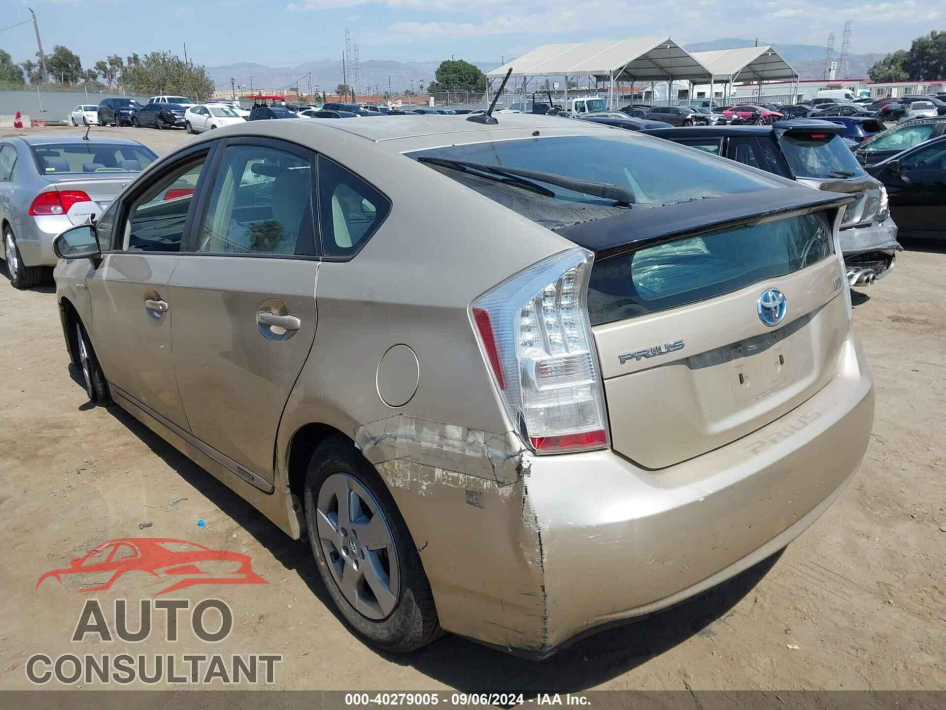 TOYOTA PRIUS 2011 - JTDKN3DU3B1377265
