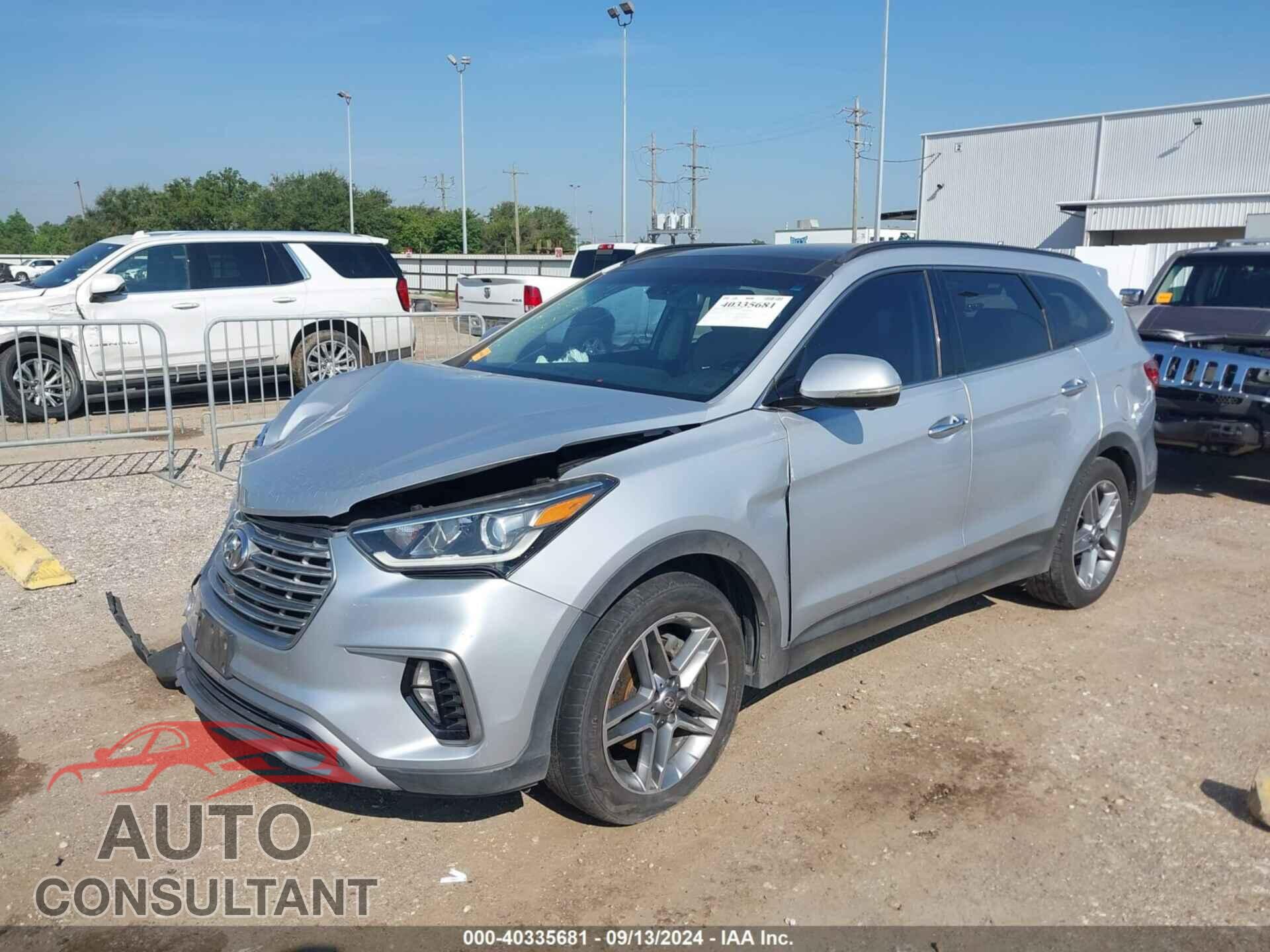 HYUNDAI SANTA FE 2017 - KM8SR4HF1HU241645