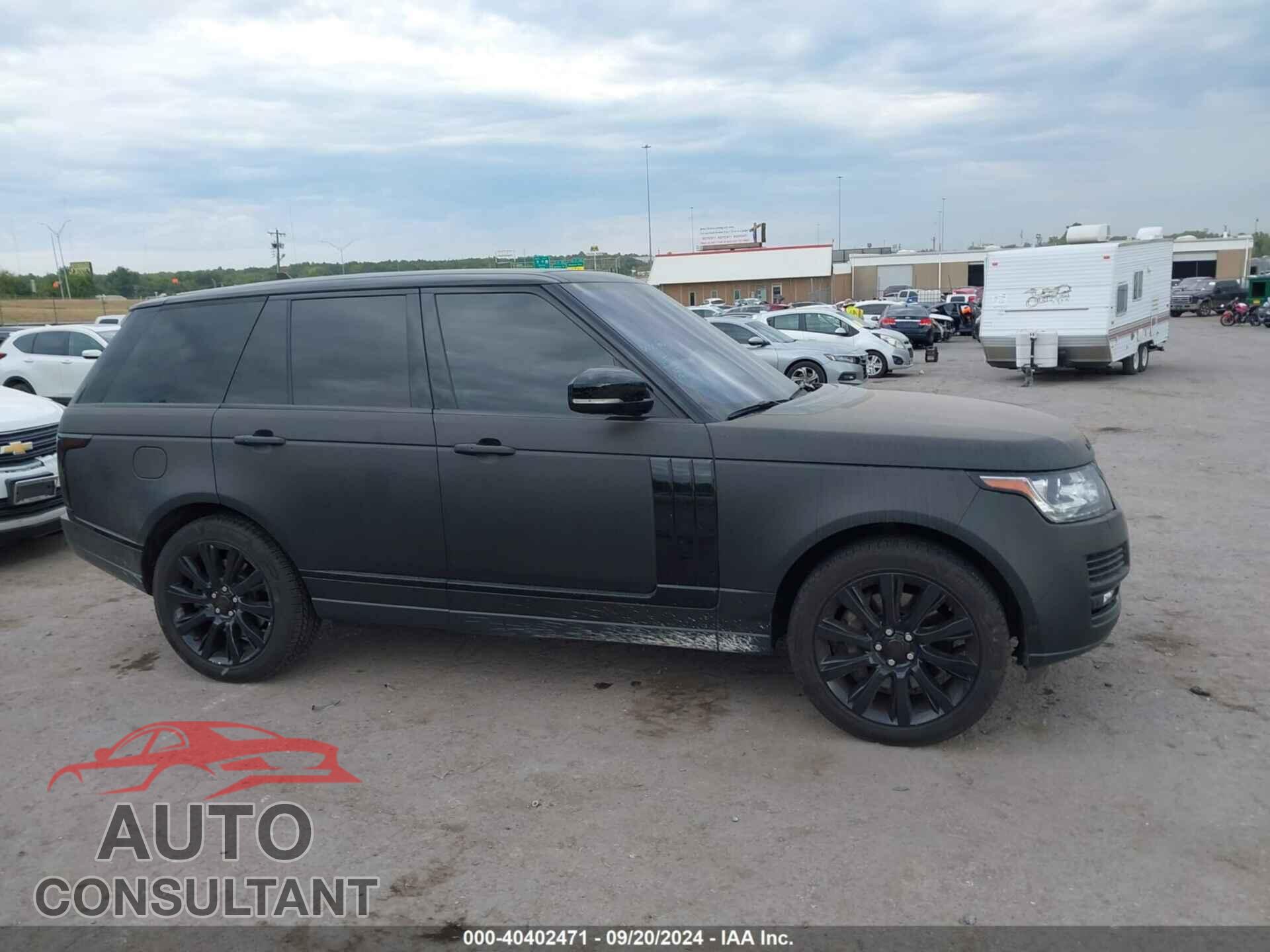 LAND ROVER RANGE ROVER 2016 - SALGS2EF1GA261782
