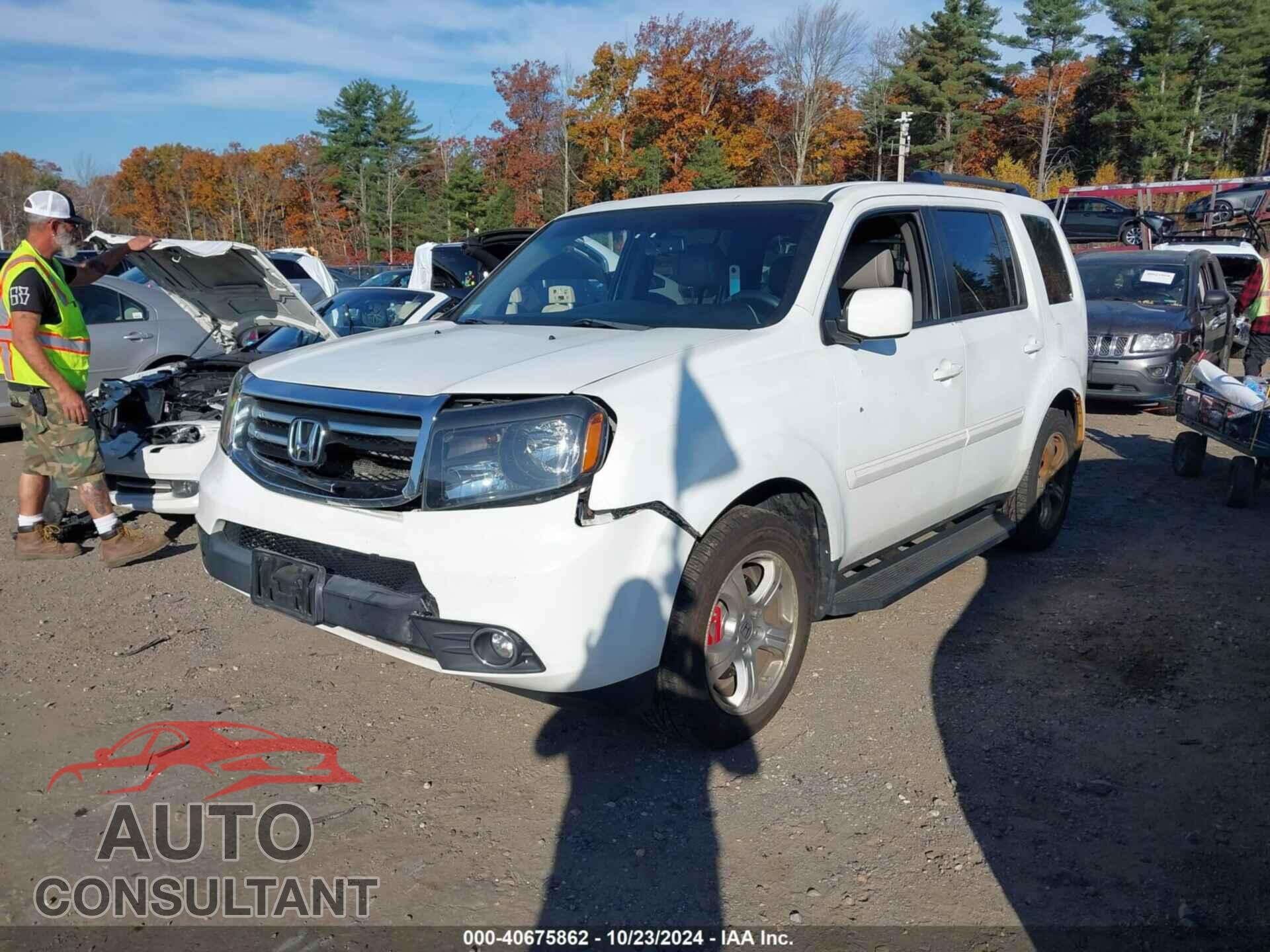 HONDA PILOT 2012 - 5FNYF4H50CB039248