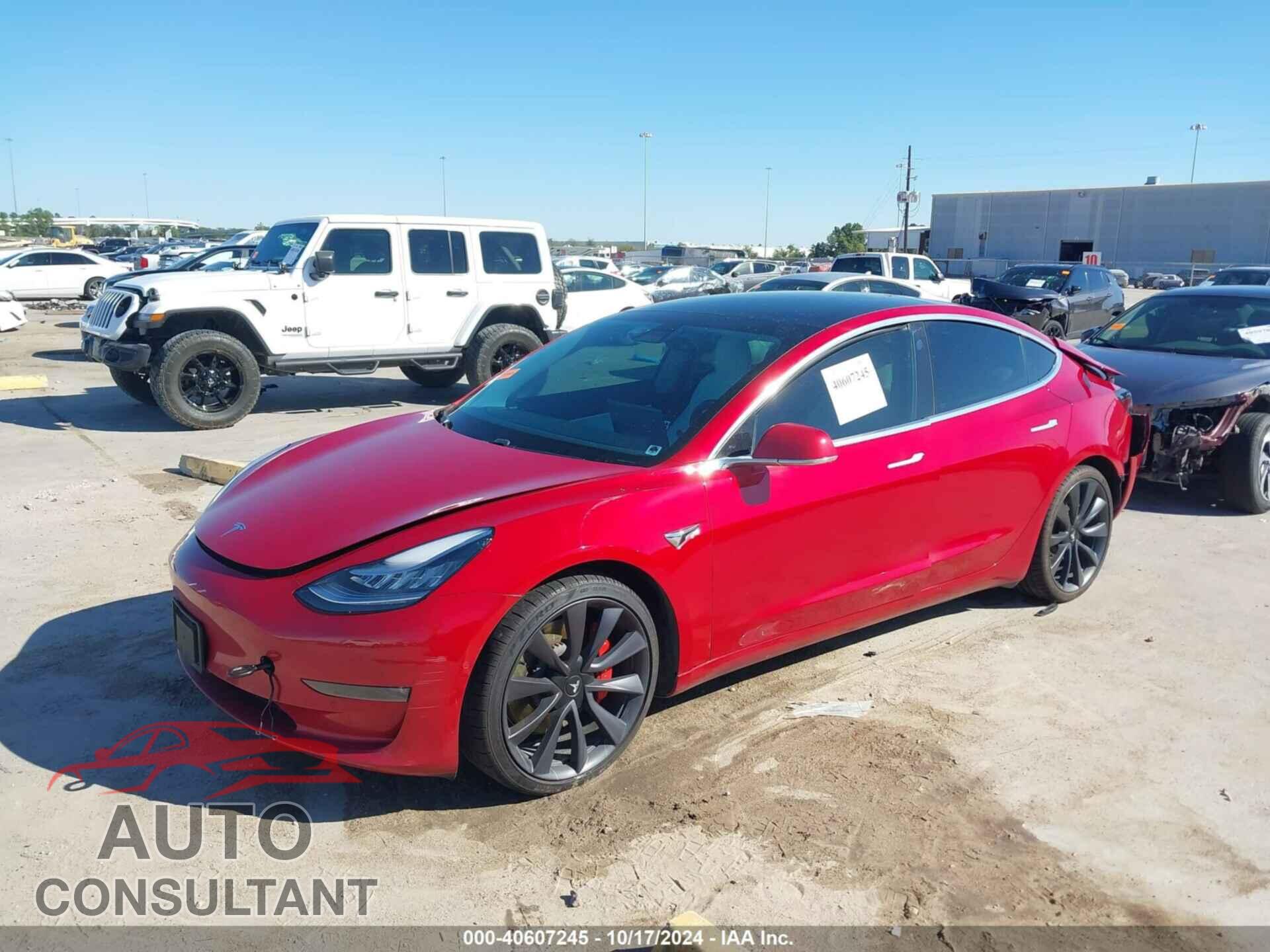 TESLA MODEL 3 2020 - 5YJ3E1EC9LF784644