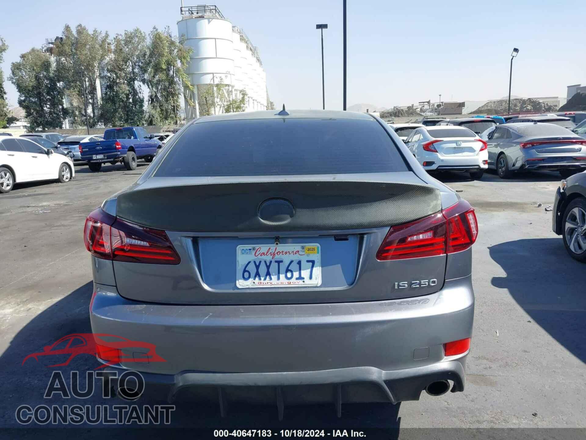 LEXUS IS 250 2012 - JTHBF5C2XC5182359