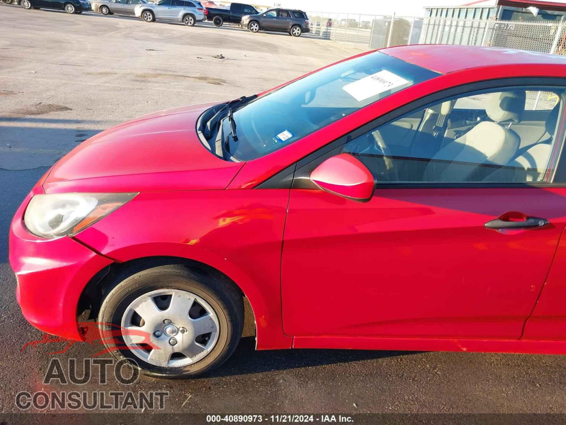 HYUNDAI ACCENT 2013 - KMHCT4AE7DU350984
