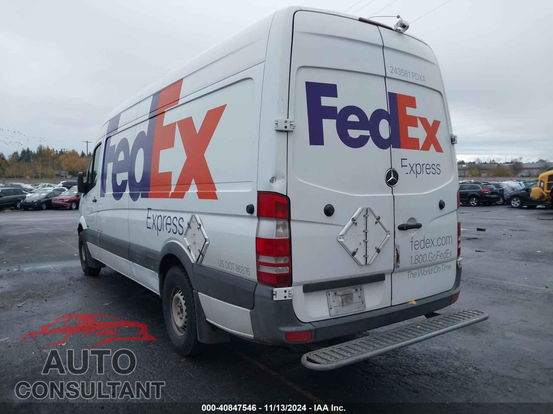 MERCEDES-BENZ SPRINTER 2500 2011 - WD3PE8CB4B5568778