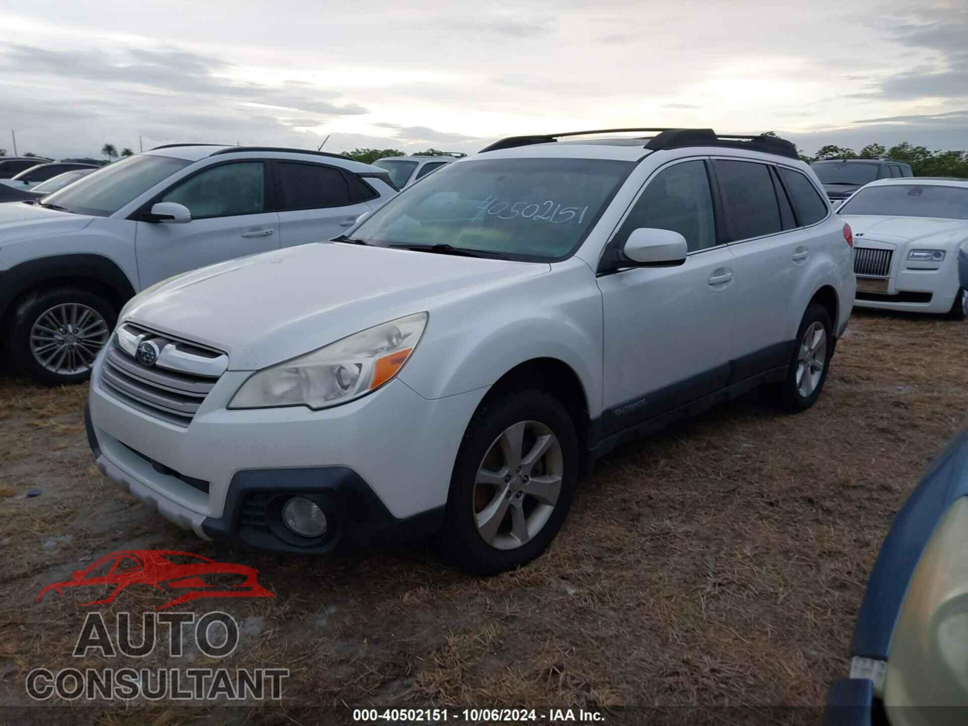 SUBARU OUTBACK 2014 - 4S4BRDLC9E2304656