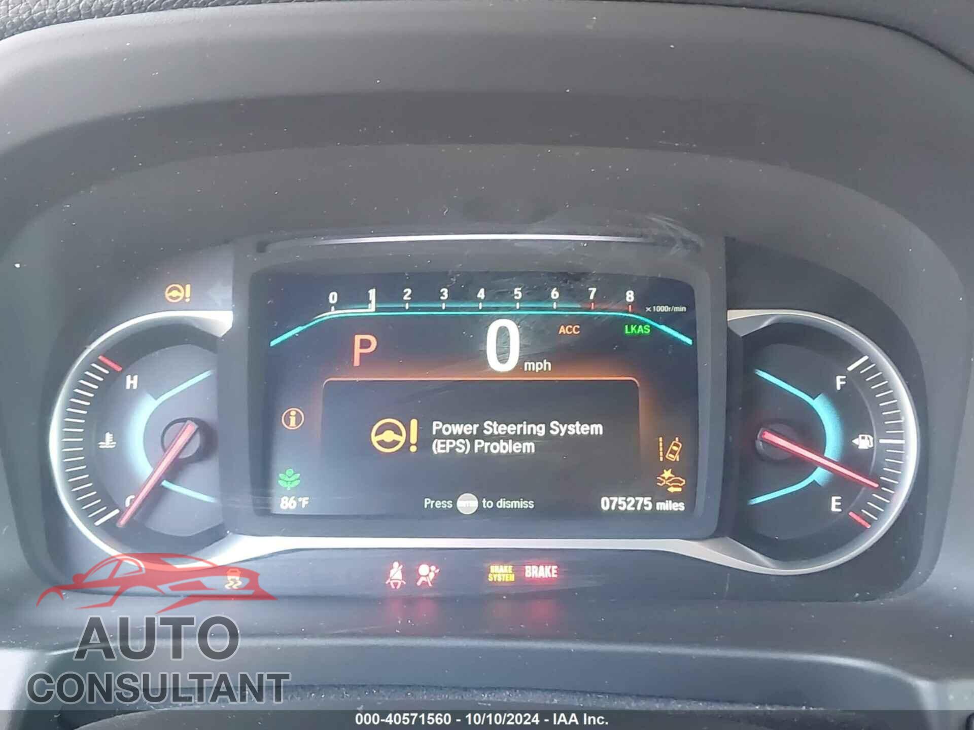 HONDA PILOT 2019 - 5FNYF5H39KB028297