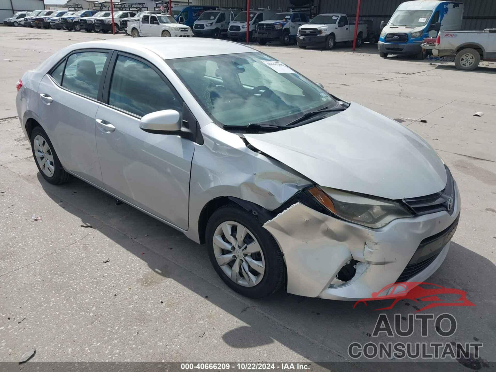 TOYOTA COROLLA 2016 - 5YFBURHE5GP382799