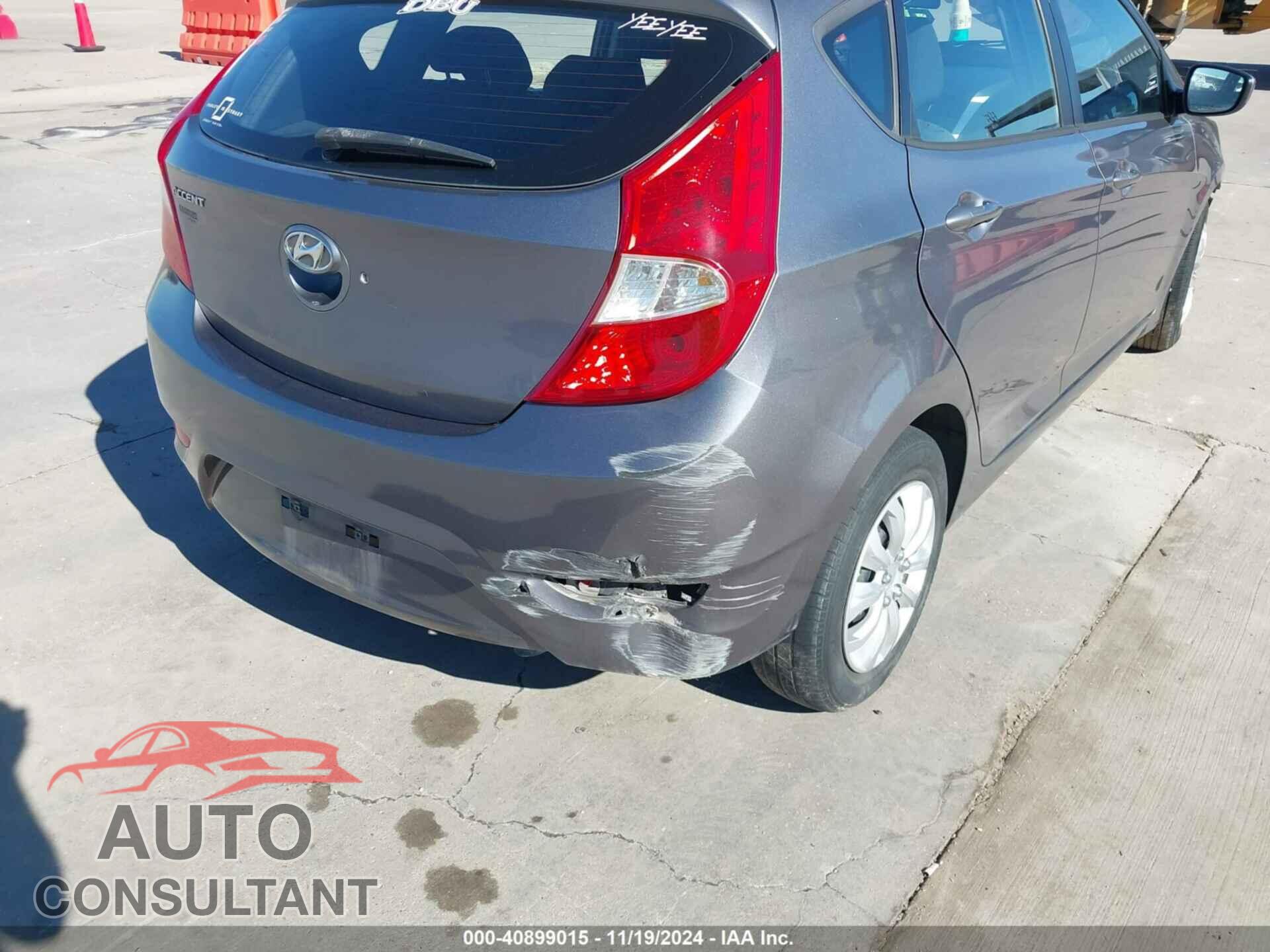 HYUNDAI ACCENT 2016 - KMHCT5AE7GU247042