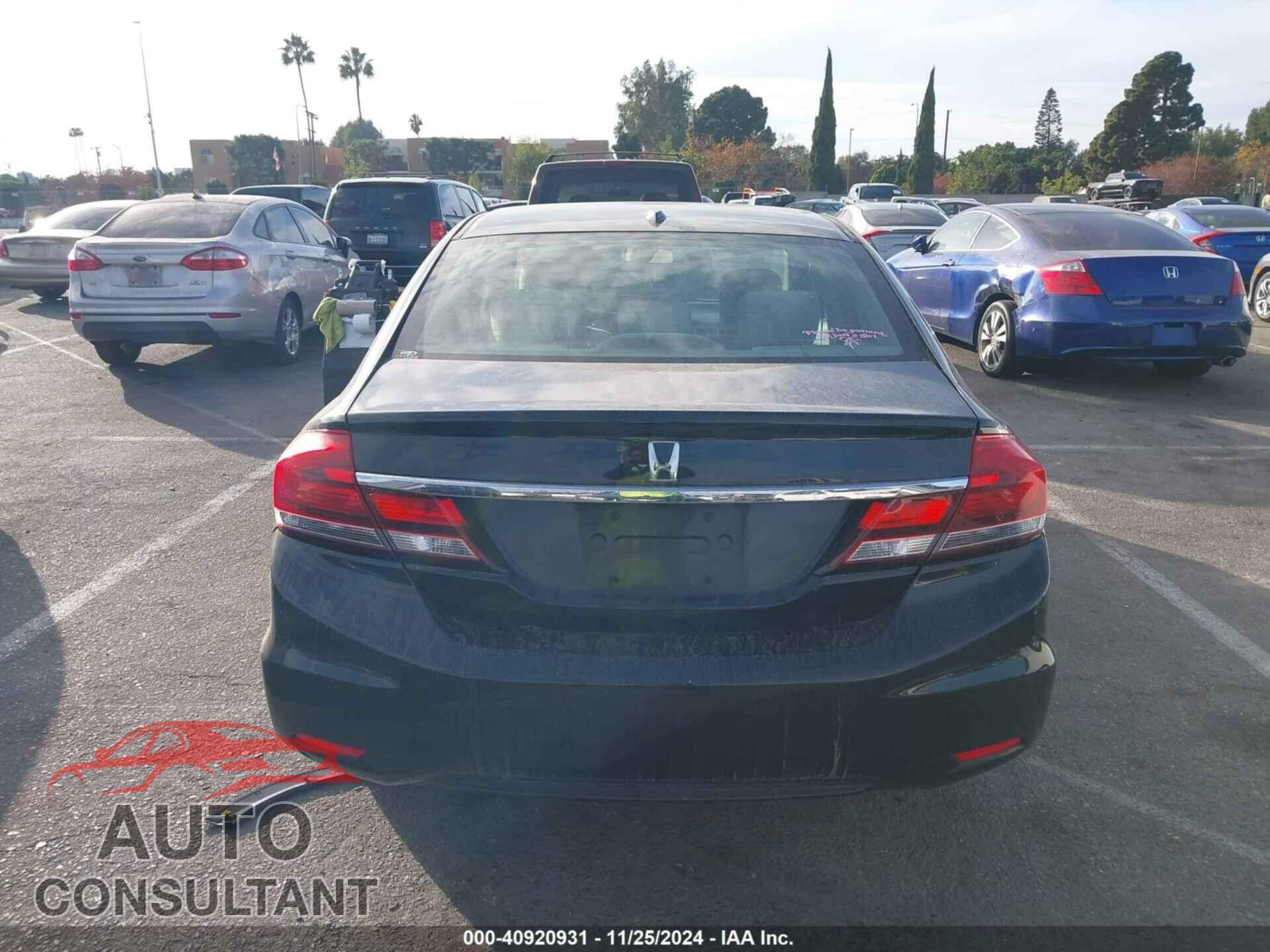 HONDA CIVIC 2013 - 19XFB2F80DE211810
