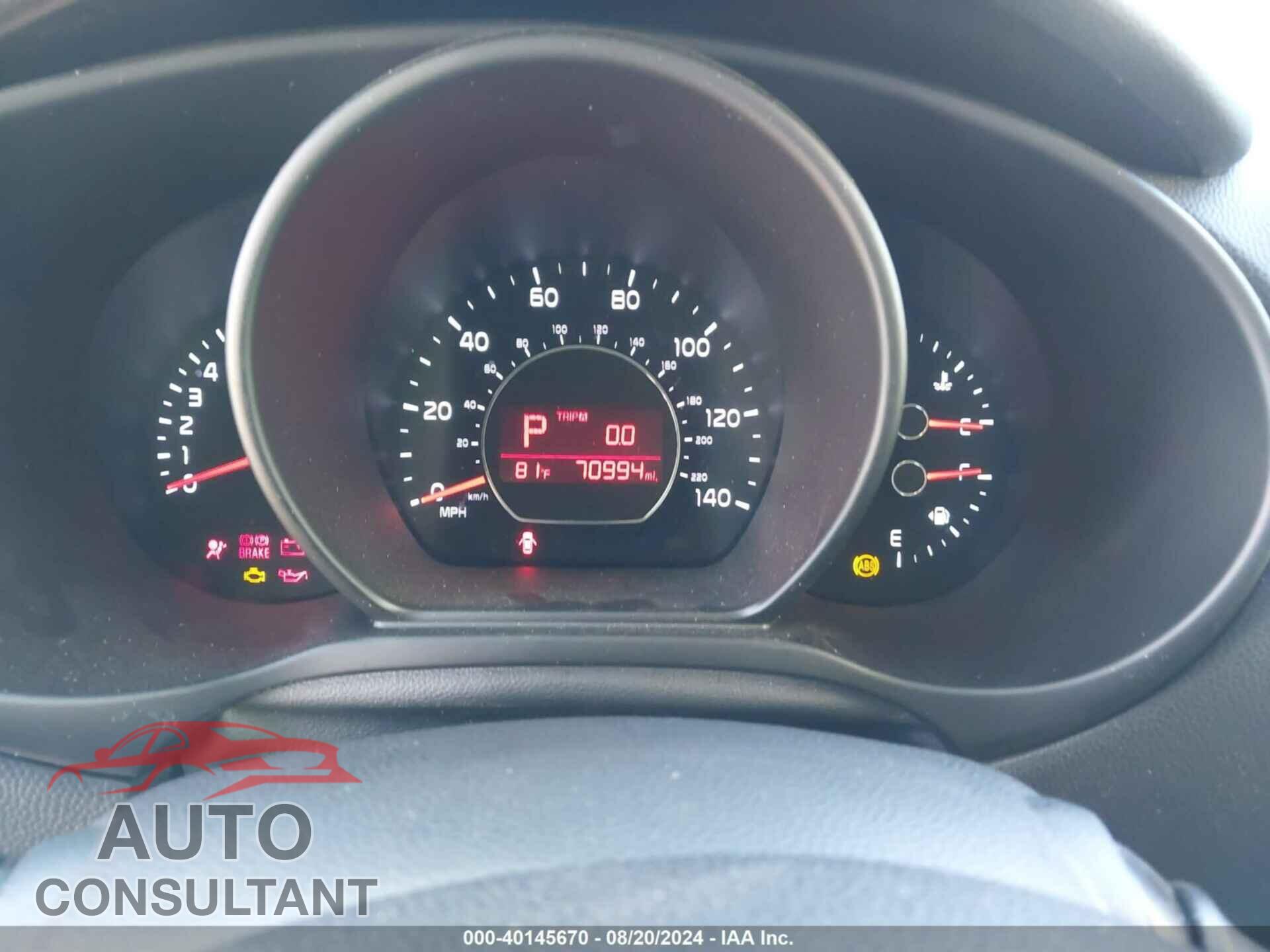 KIA SOUL 2014 - KNDJP3A59E7034027