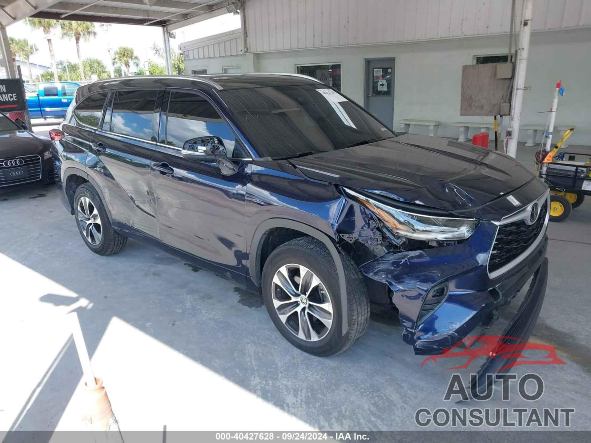 TOYOTA HIGHLANDER 2021 - 5TDGZRAH3MS527255