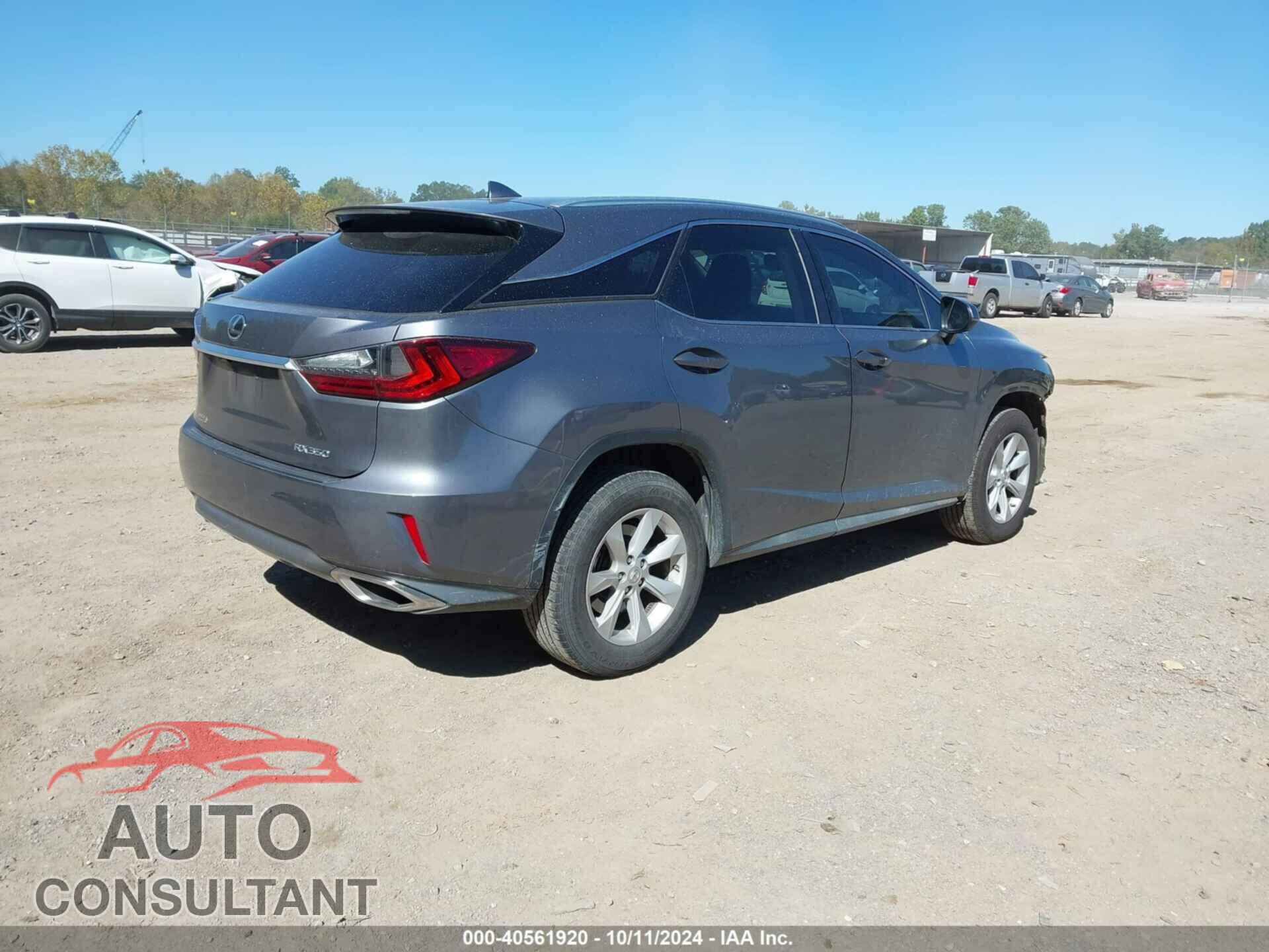 LEXUS RX 350 2017 - 2T2BZMCA9HC057112