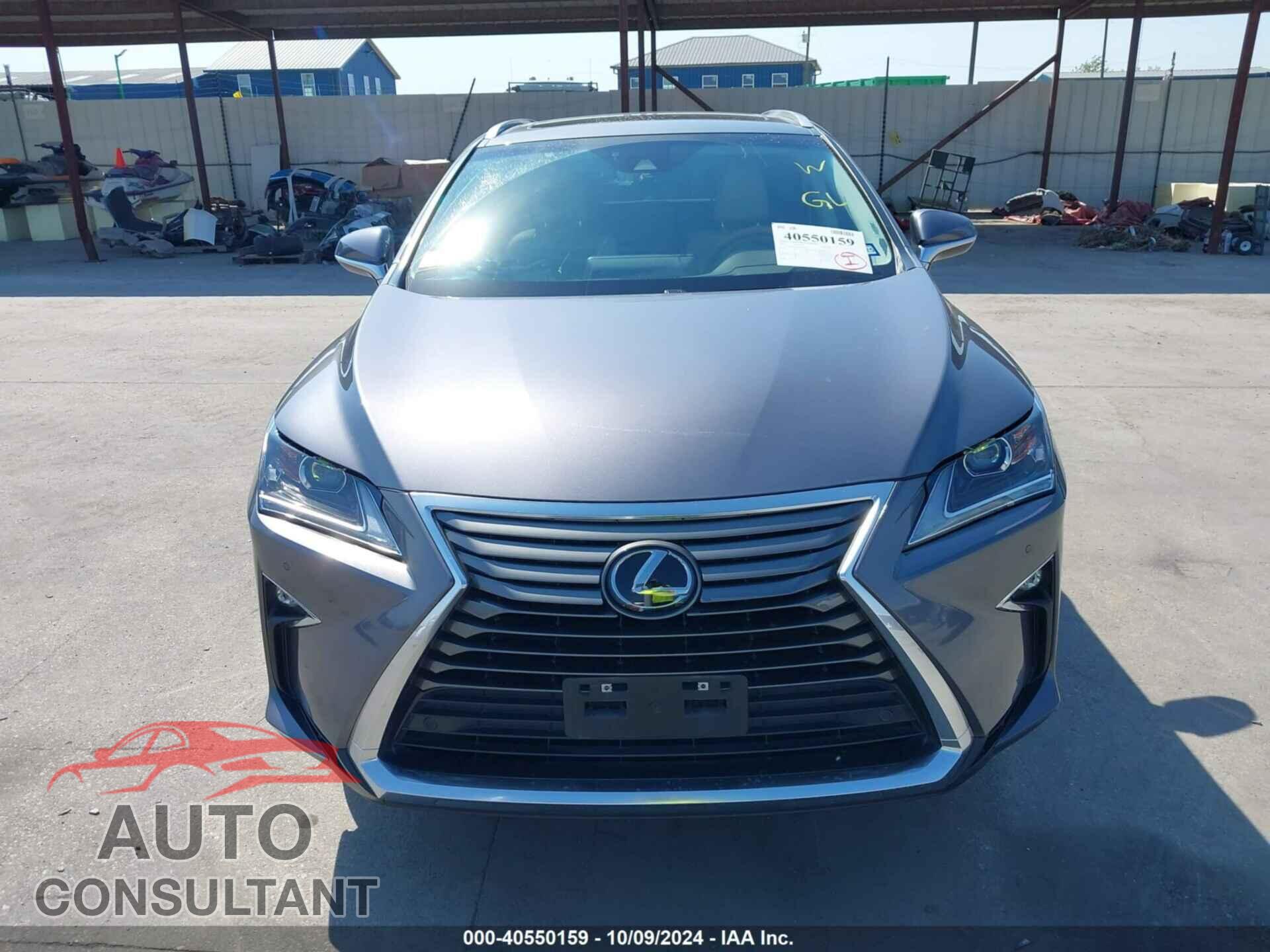 LEXUS RX 350 2017 - 2T2ZZMCA9HC080579