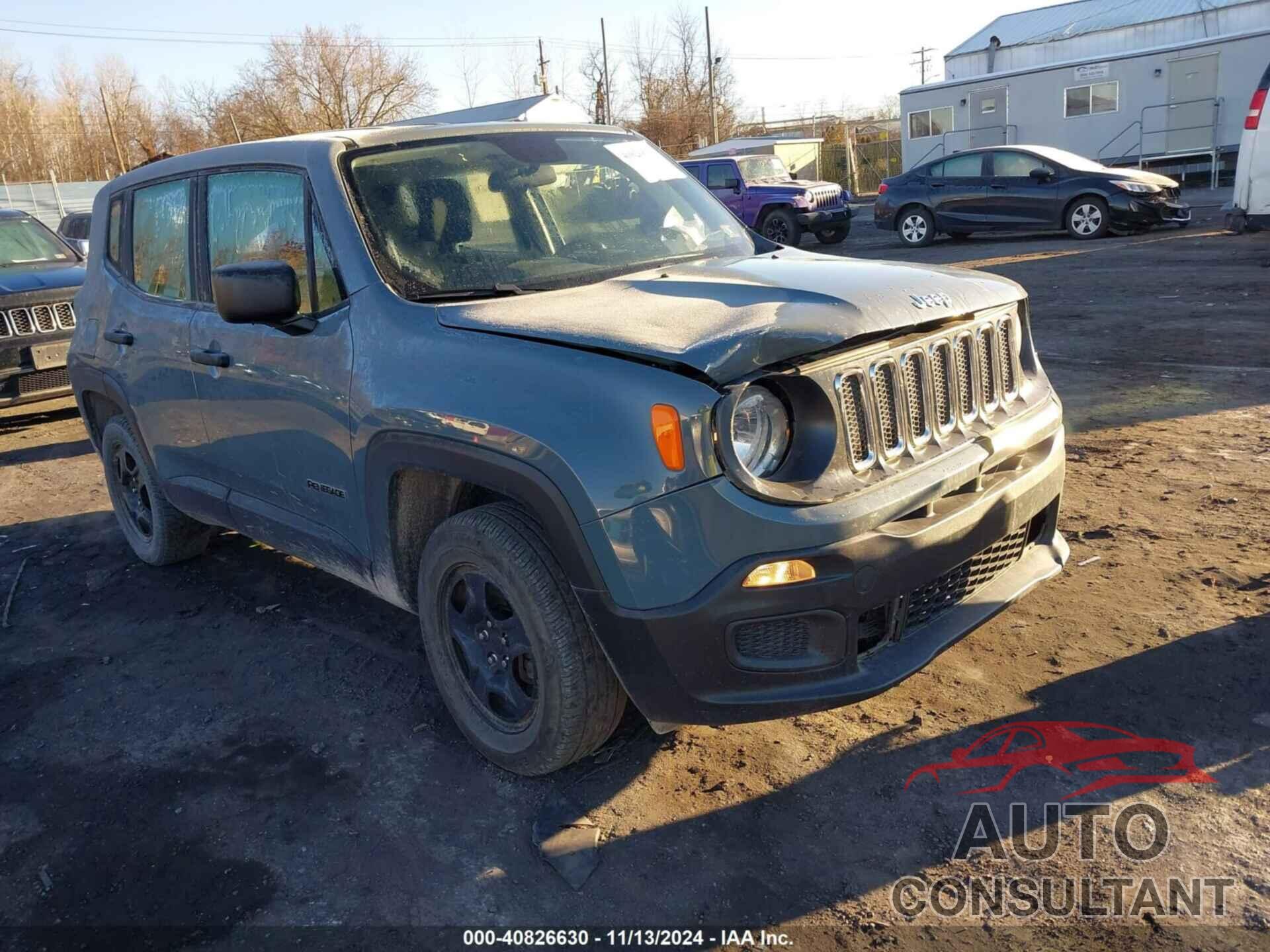 JEEP RENEGADE 2018 - ZACCJBAH6JPJ14815