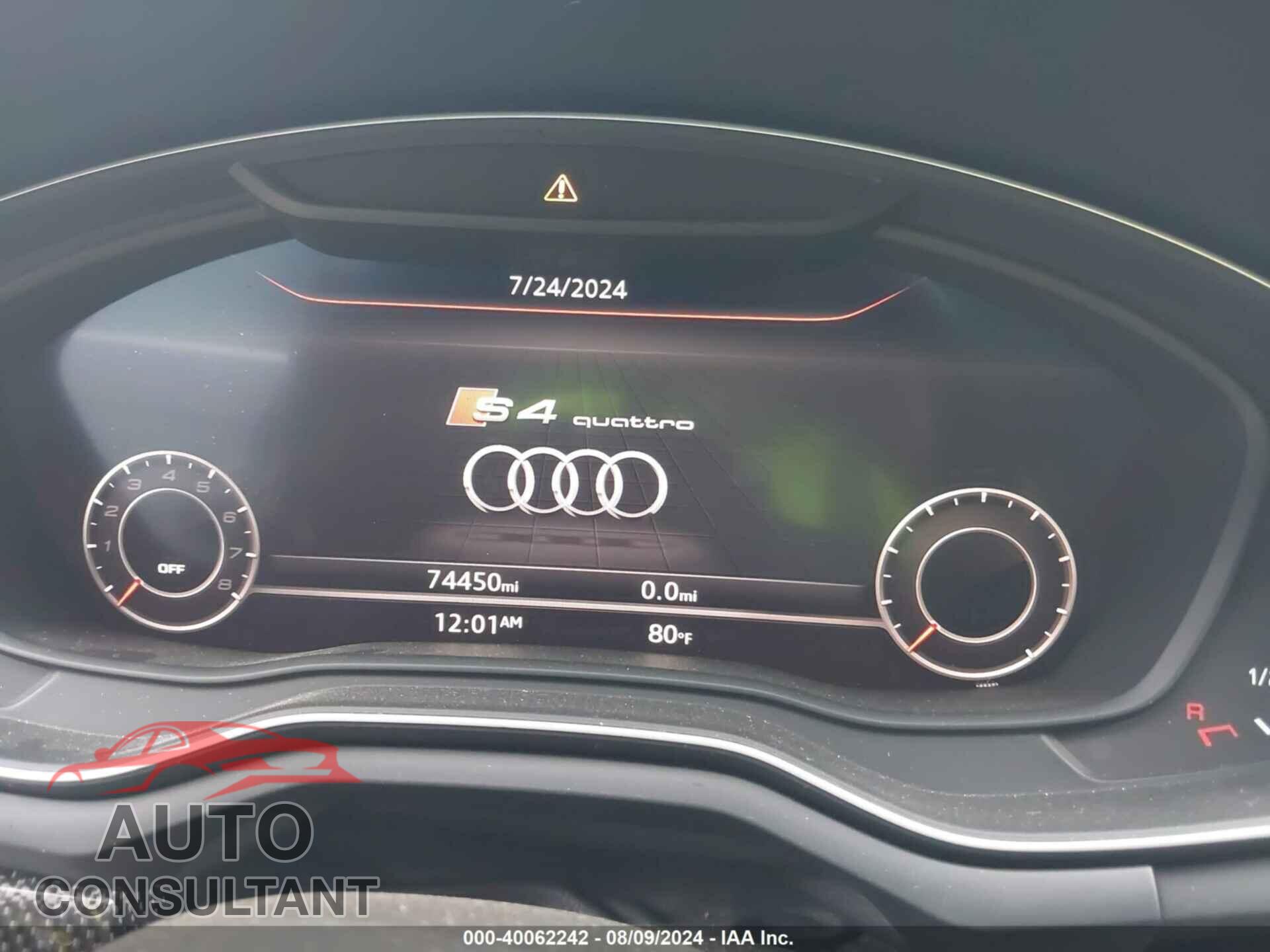 AUDI S4 2018 - WAUC4AF46JA025088