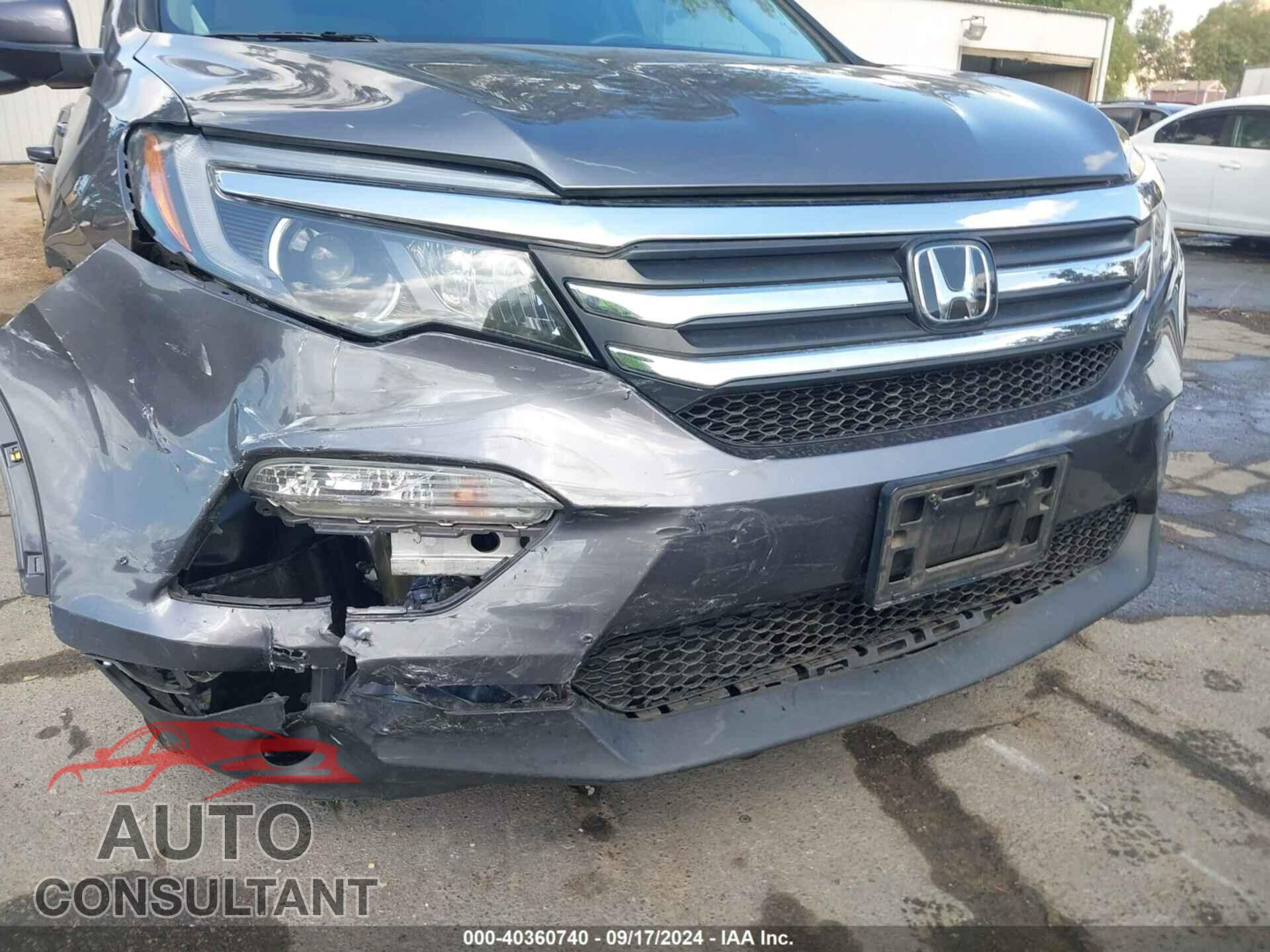 HONDA PILOT 2016 - 5FNYF5H40GB015258
