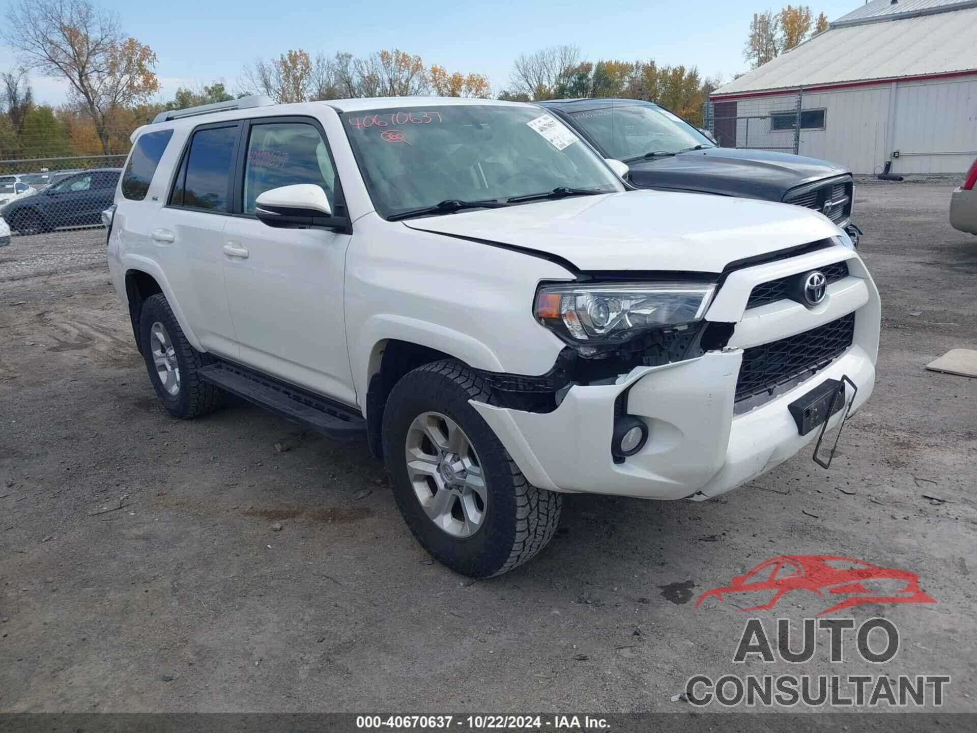 TOYOTA 4RUNNER 2018 - JTEBU5JR9J5579173