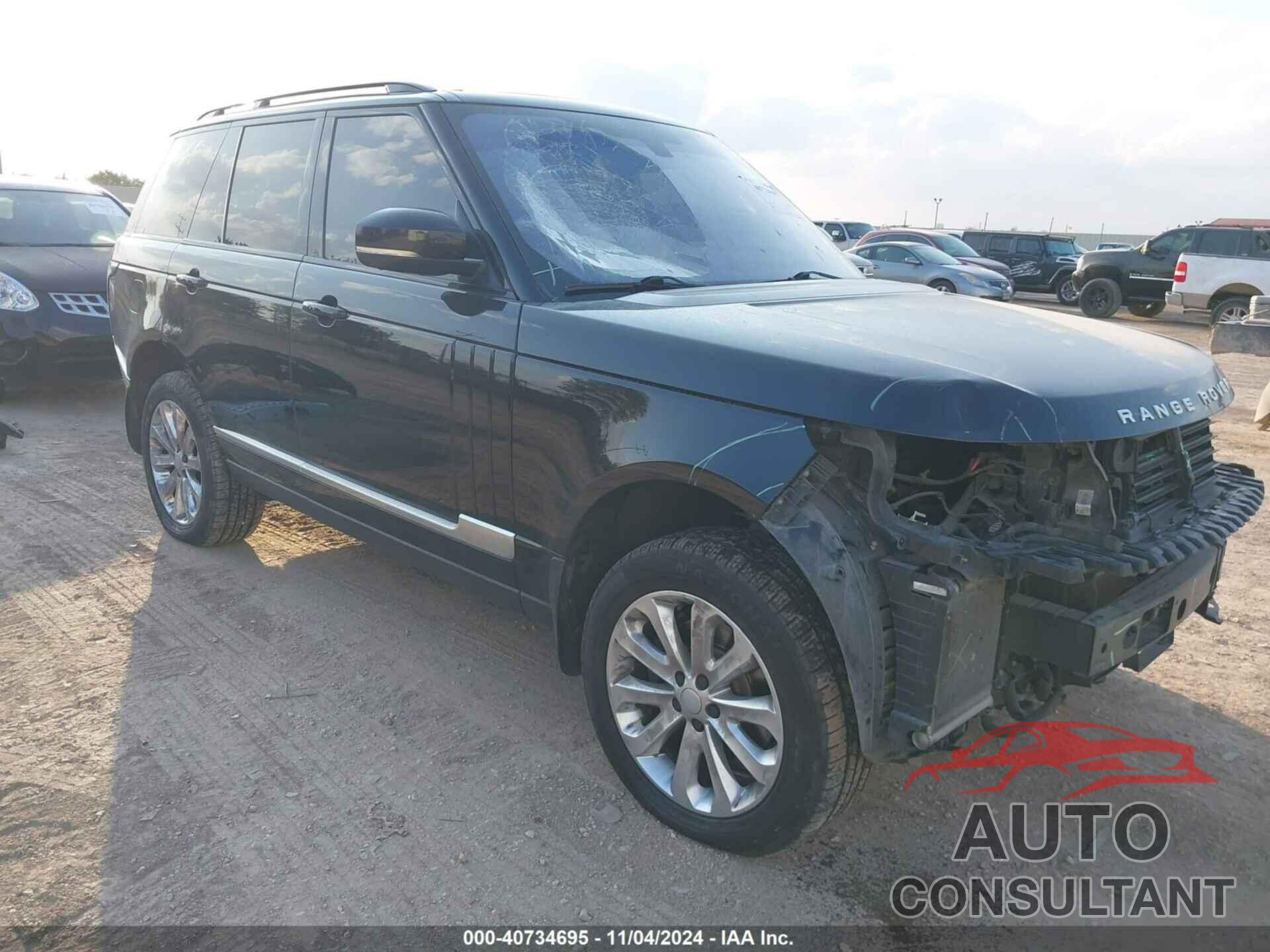 LAND ROVER RANGE ROVER 2016 - SALGS2KF3GA248066