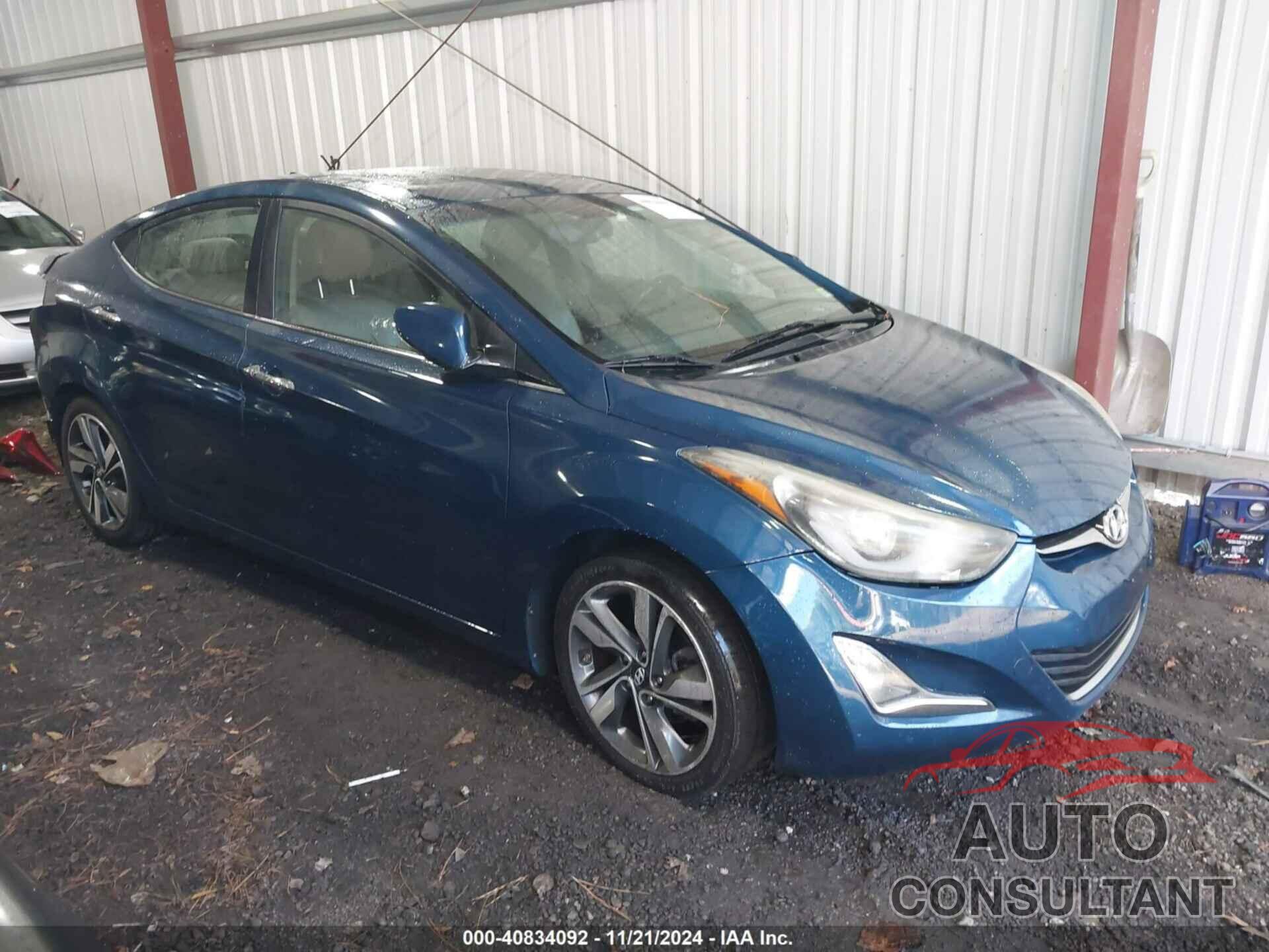 HYUNDAI ELANTRA 2014 - KMHDH4AEXEU164198