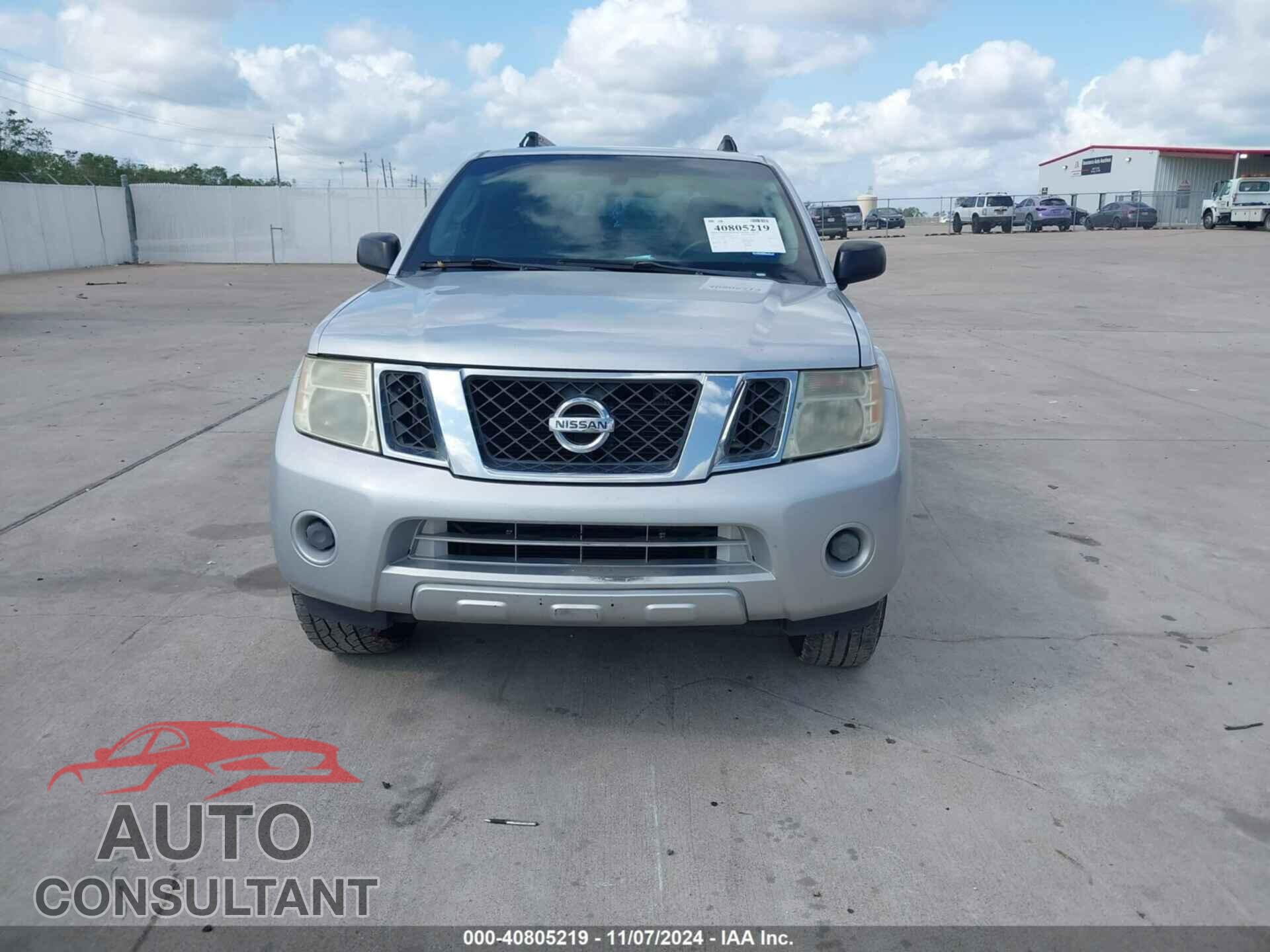 NISSAN PATHFINDER 2011 - 5N1AR1NN3BC603865