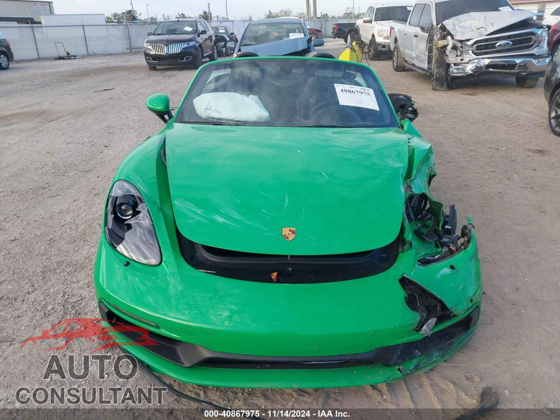 PORSCHE 718 BOXSTER 2023 - WP0CD2A88PS216243