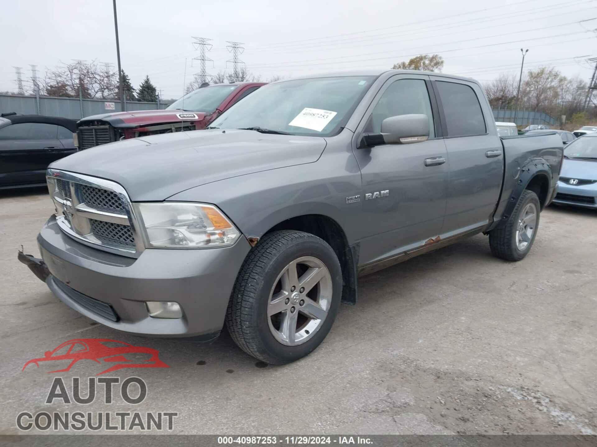 DODGE RAM 1500 2009 - 1D3HV13TX9S744486