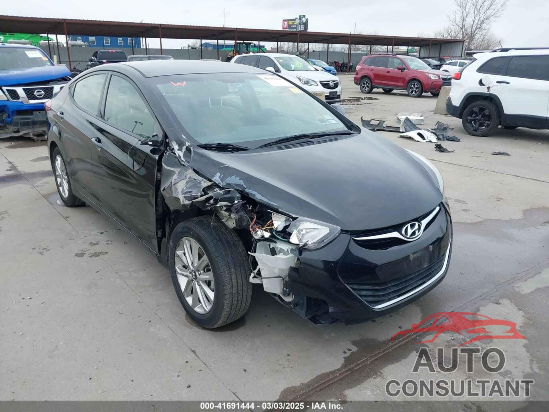 HYUNDAI ELANTRA 2014 - KMHDH4AE9EU179663