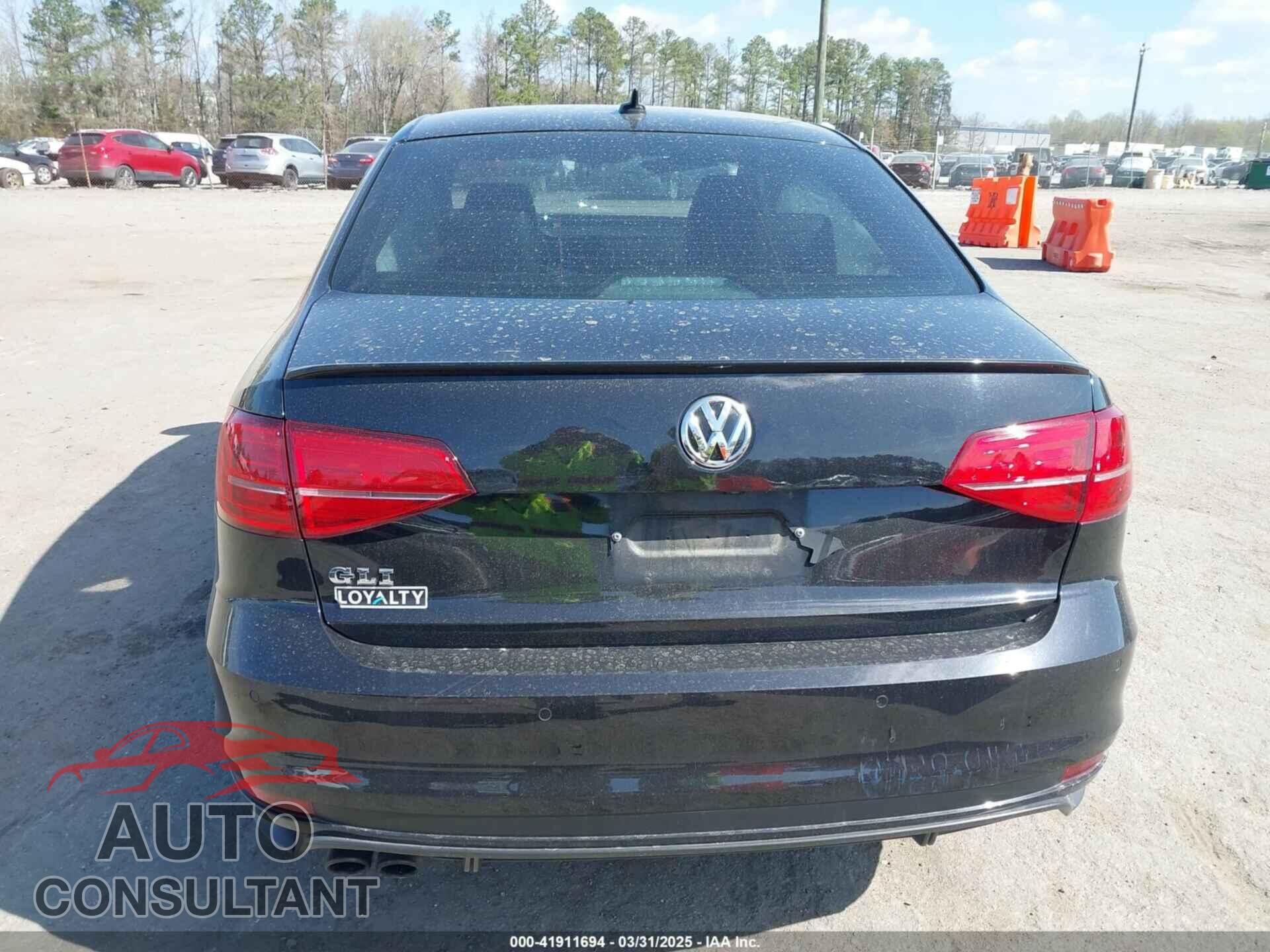 VOLKSWAGEN JETTA 2017 - 3VW4T7AJ4HM409794