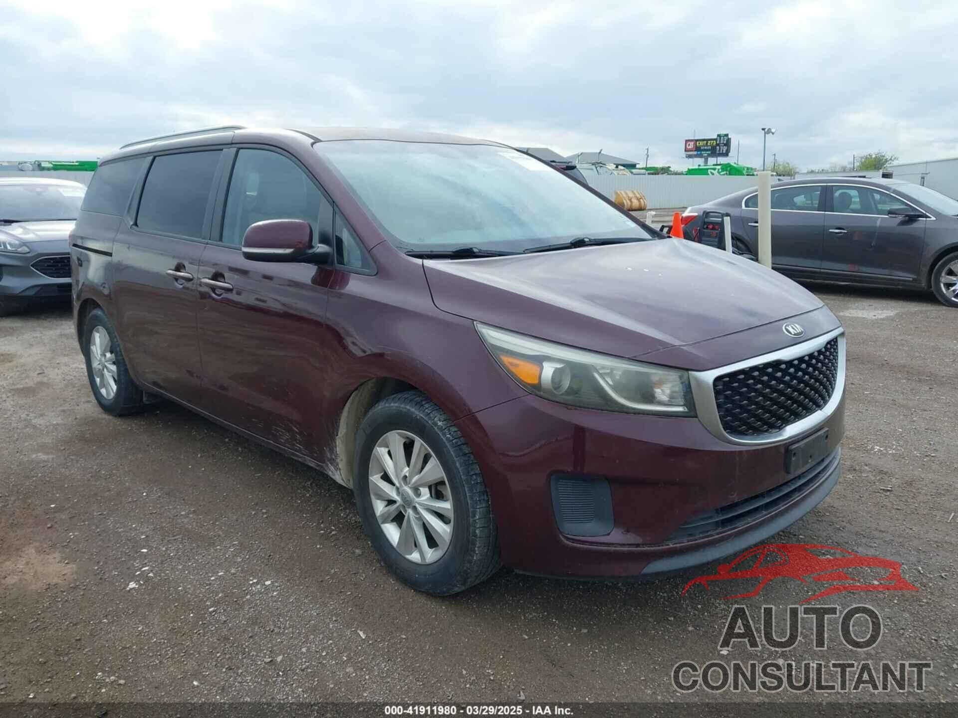 KIA SEDONA 2016 - KNDMB5C10G6090643