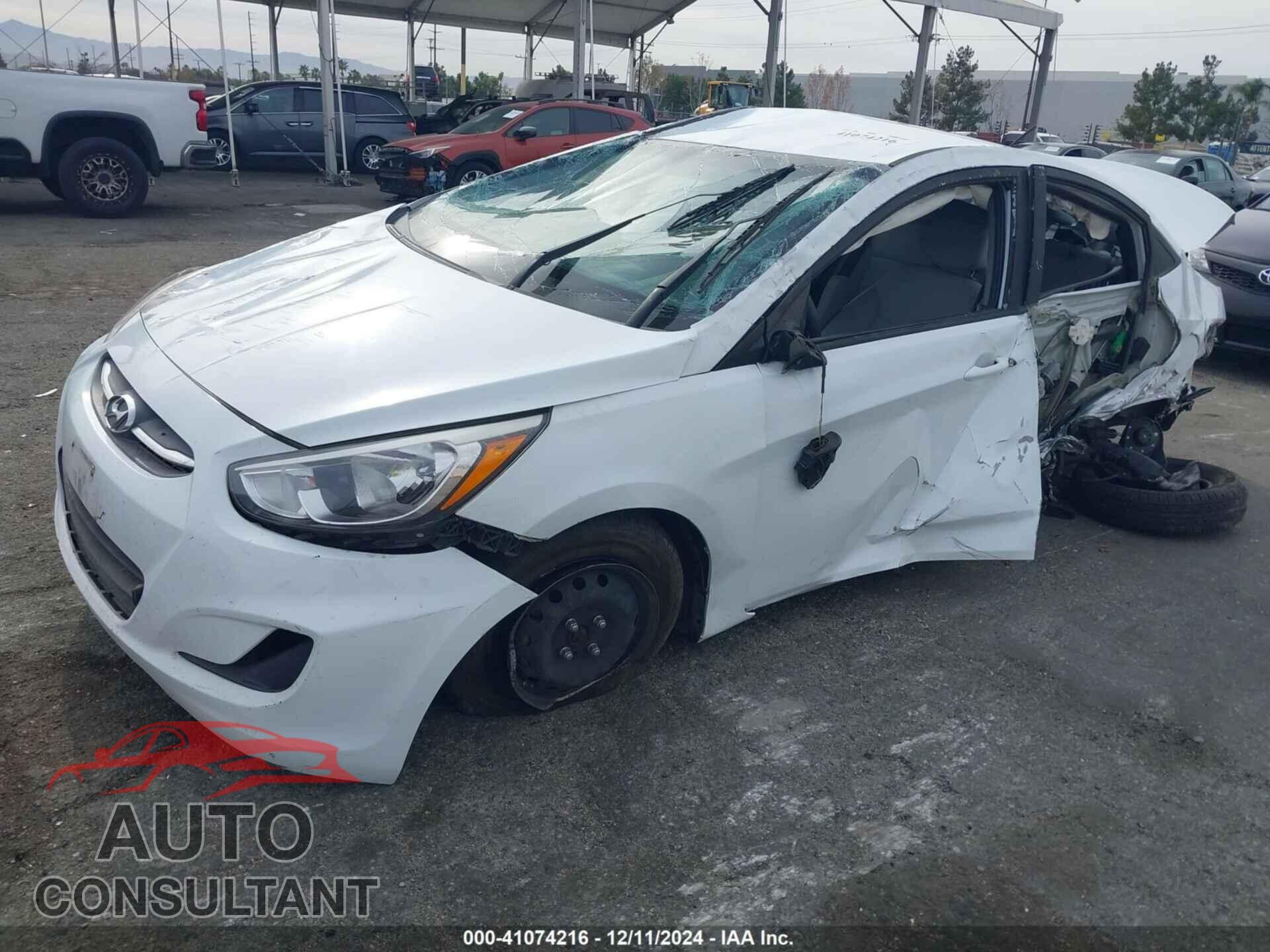 HYUNDAI ACCENT 2016 - KMHCT4AE8GU107673
