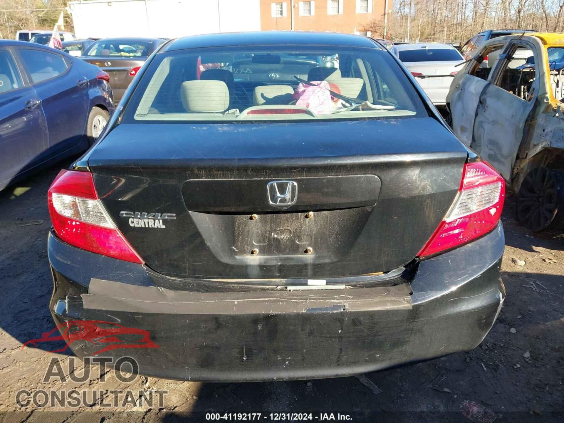 HONDA CIVIC SDN 2012 - 2HGFB2F52CH302197