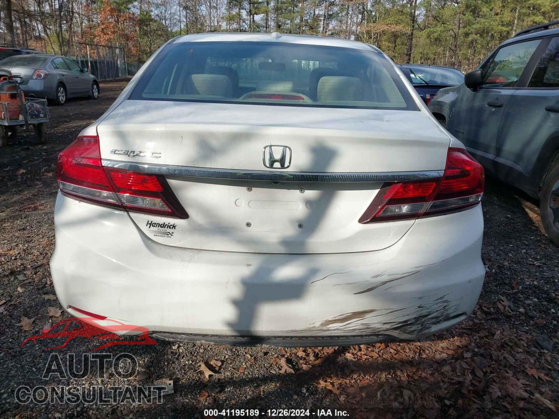 HONDA CIVIC 2013 - 19XFB2F88DE085566