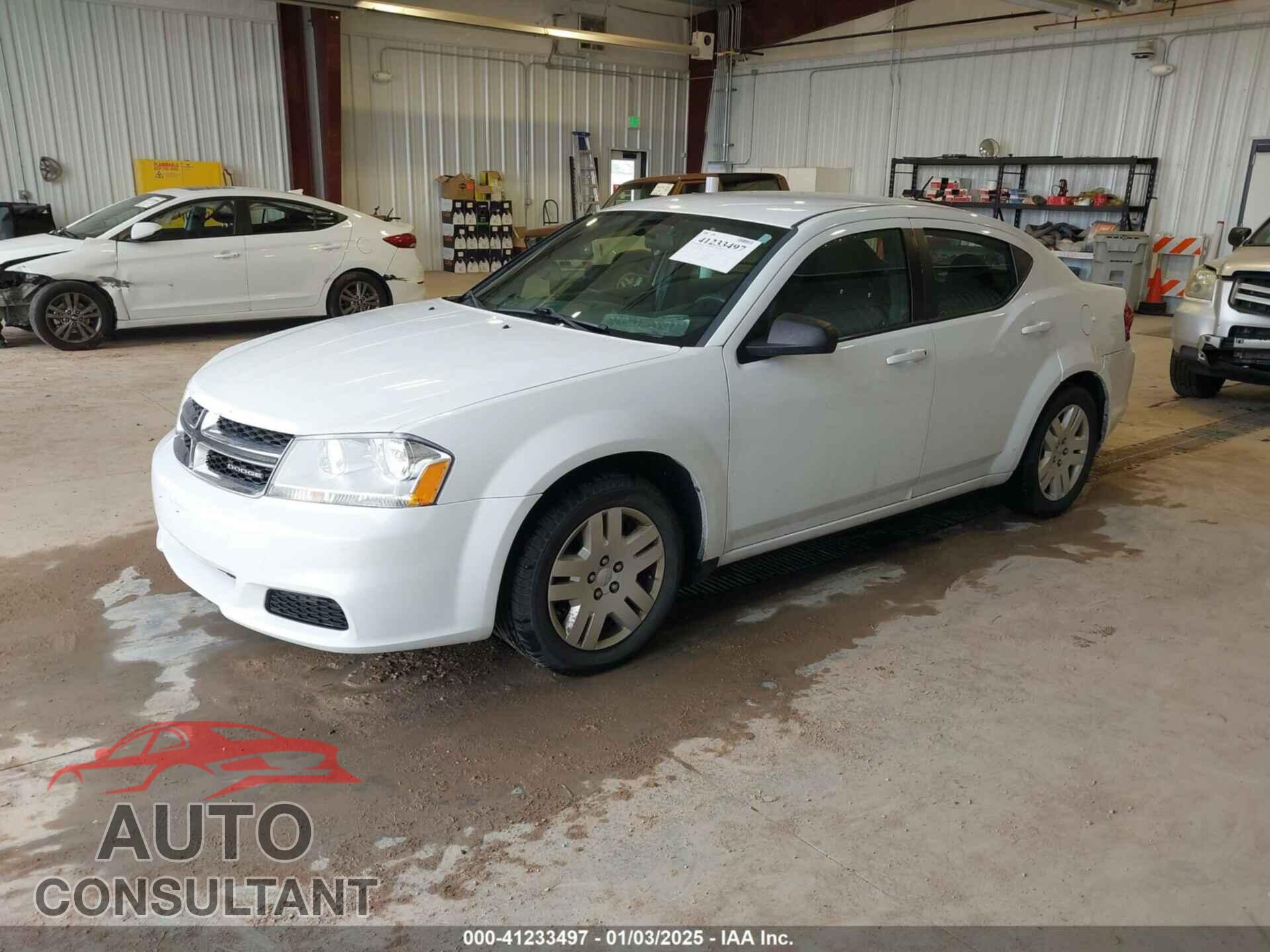 DODGE AVENGER 2013 - 1C3CDZAB0DN596861