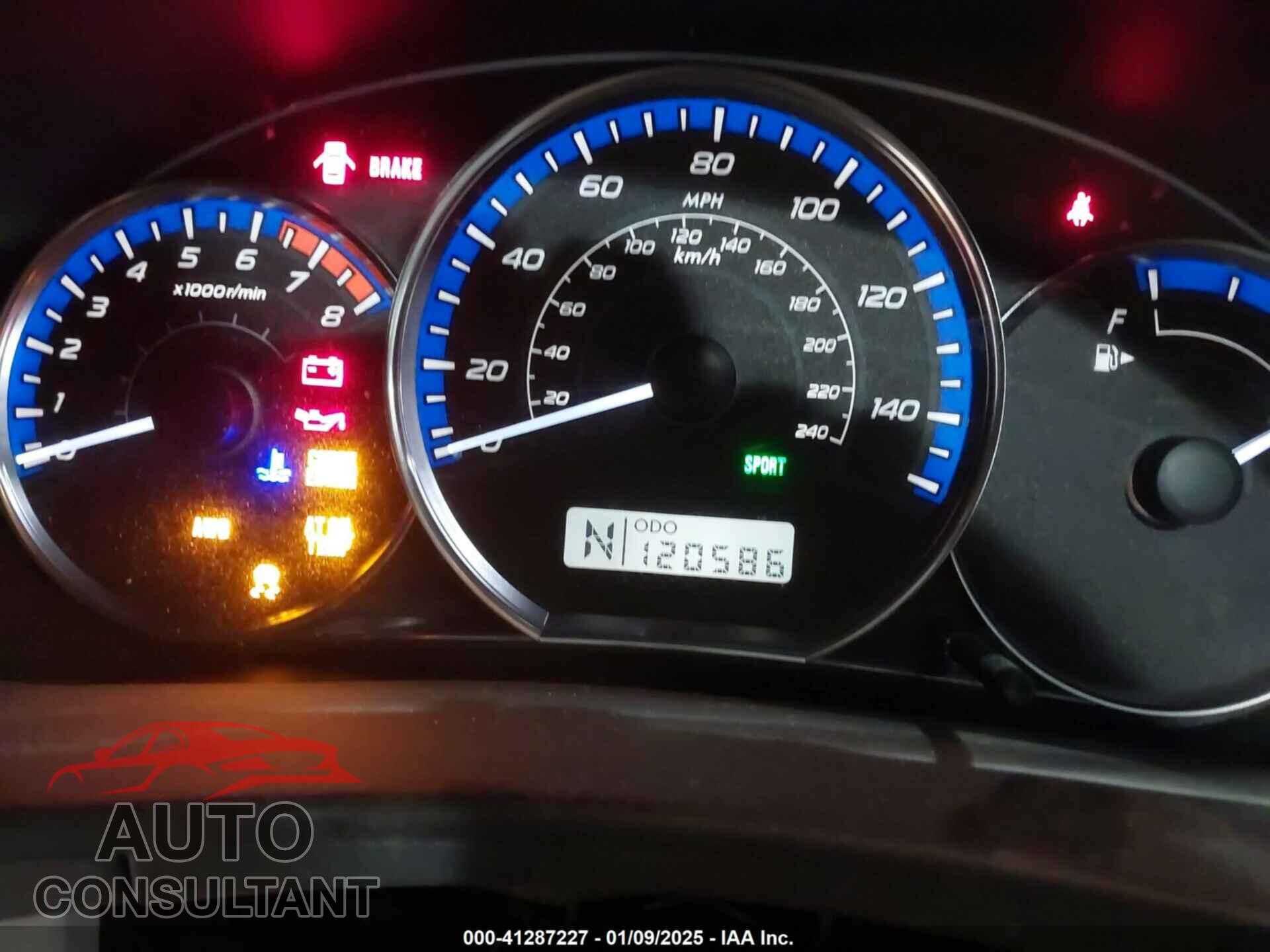 SUBARU FORESTER 2012 - JF2SHADC9CH421220