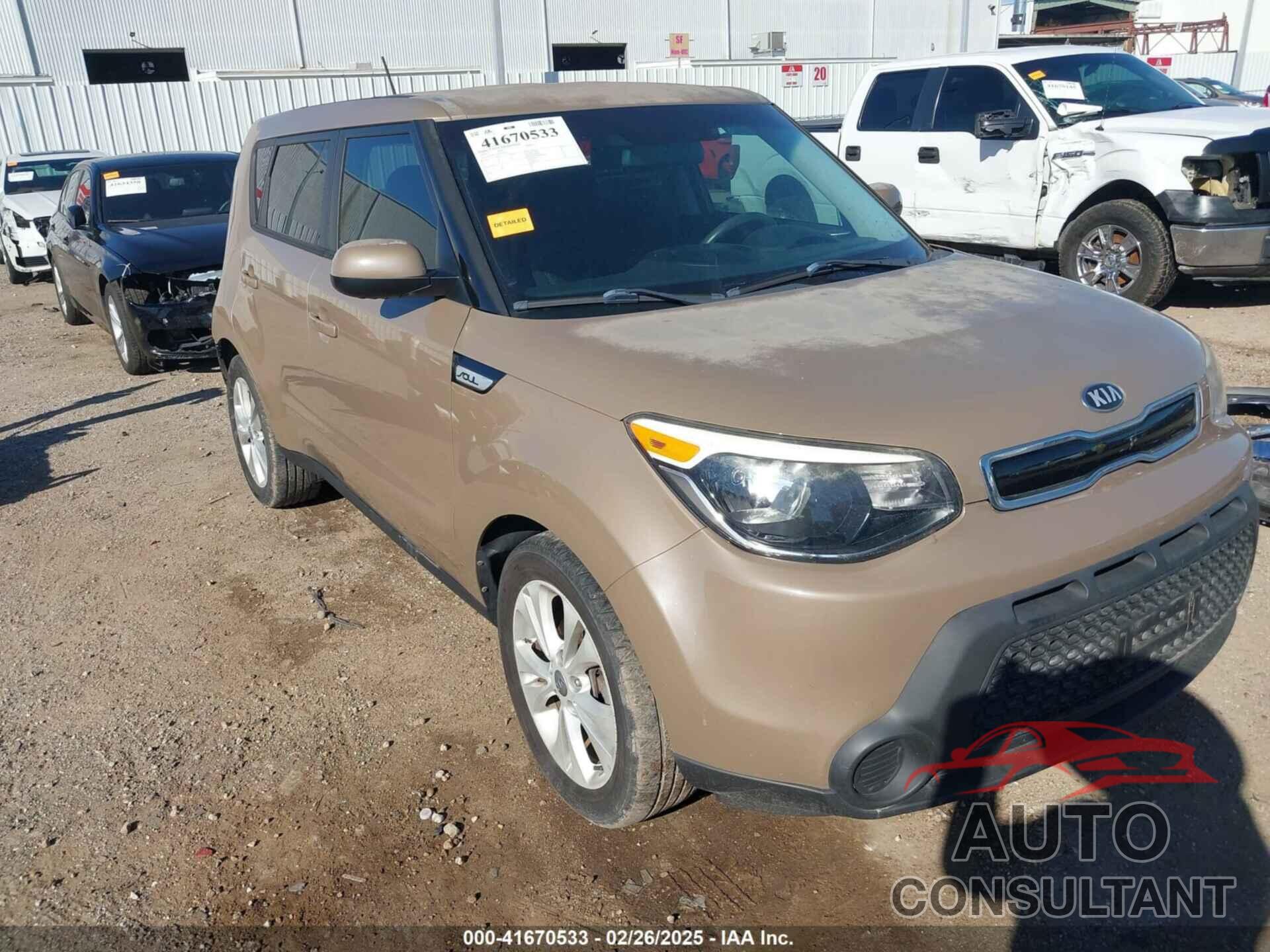 KIA SOUL 2015 - KNDJP3A53F7232765