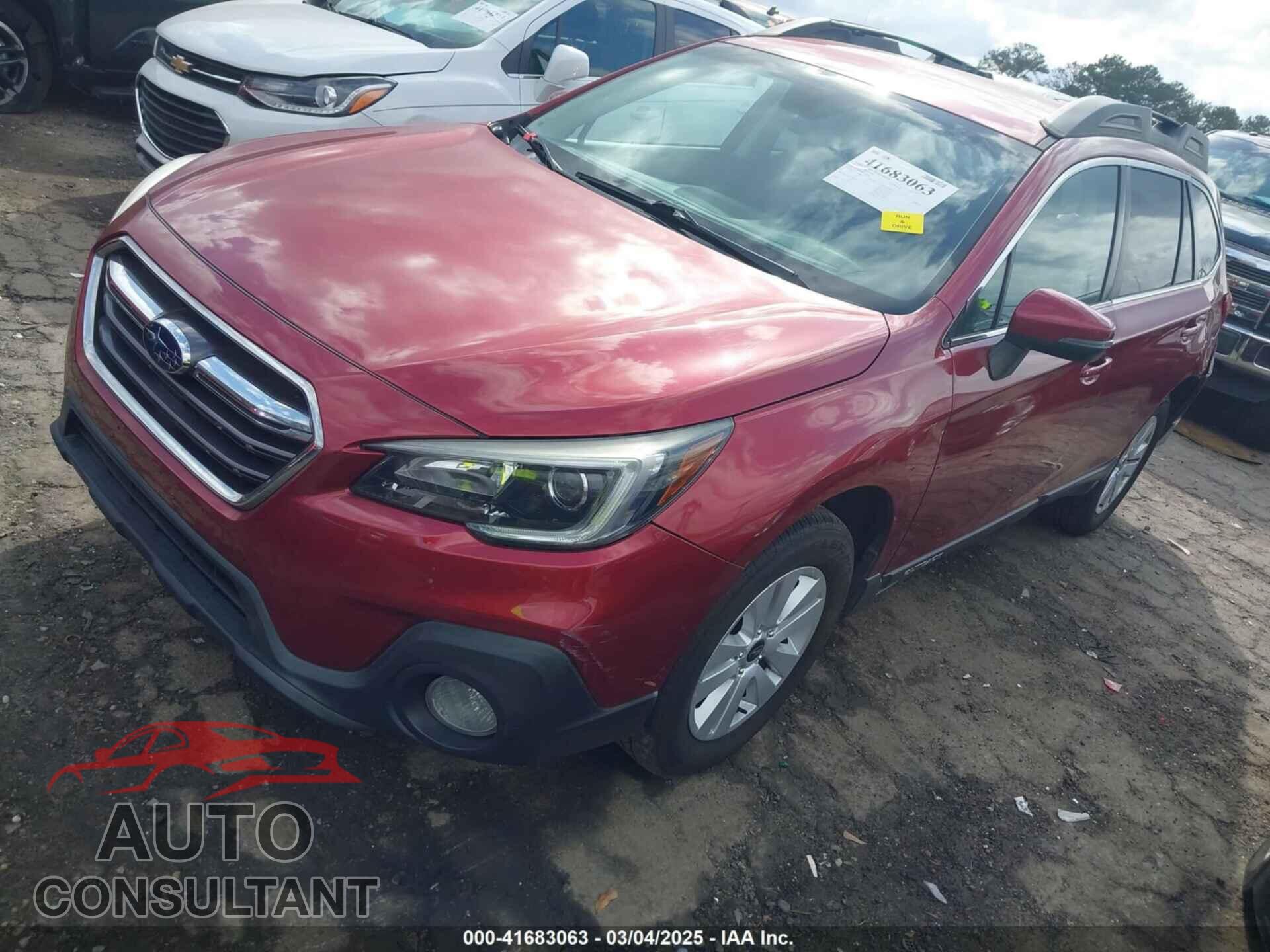 SUBARU OUTBACK 2018 - 4S4BSAFC8J3337442