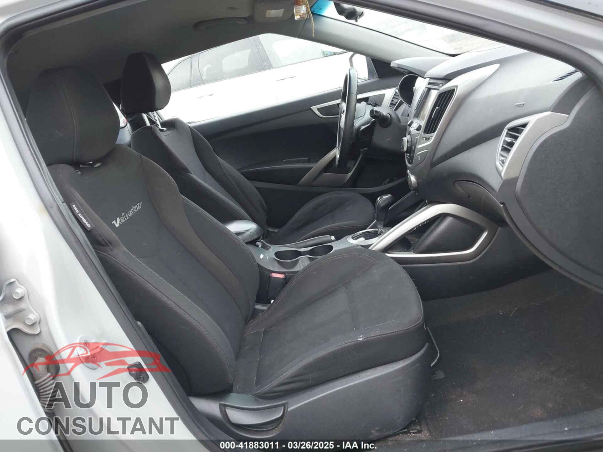 HYUNDAI VELOSTER 2013 - KMHTC6AD3DU140949