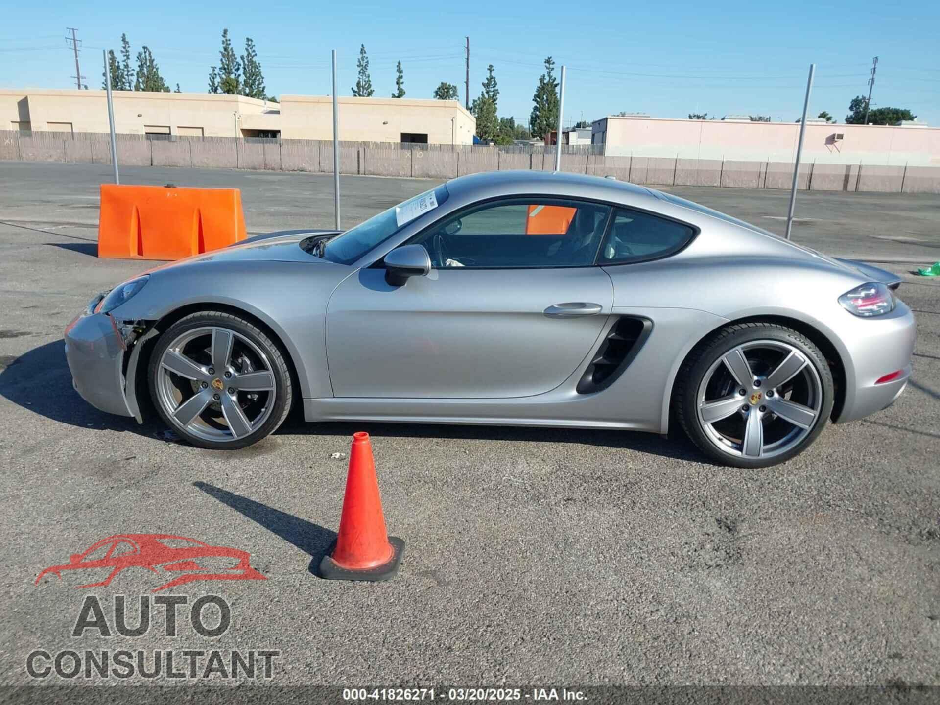 PORSCHE 718 CAYMAN 2017 - WP0AA2A80HS270427