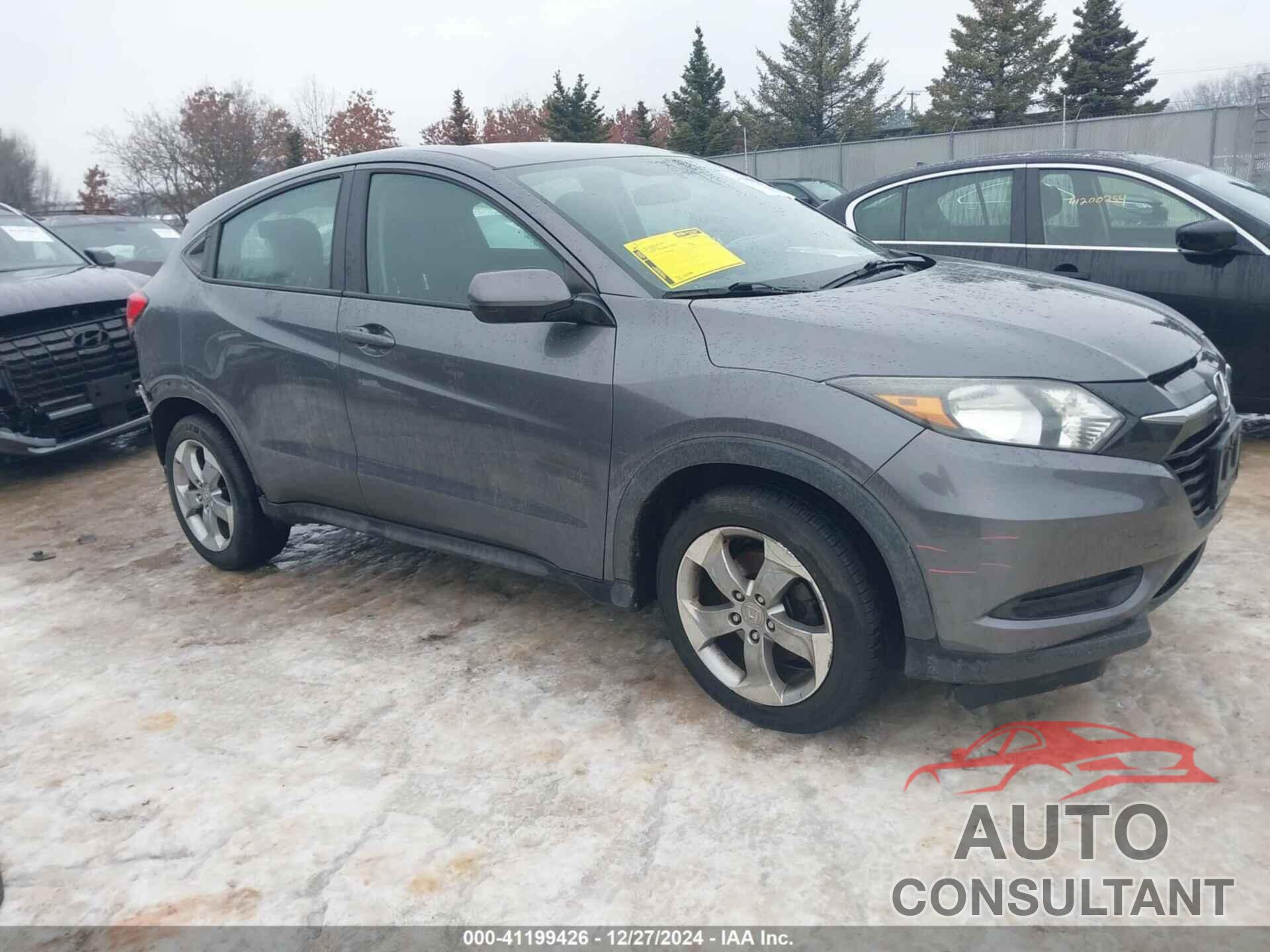 HONDA HR-V 2017 - 3CZRU5H33HG702807