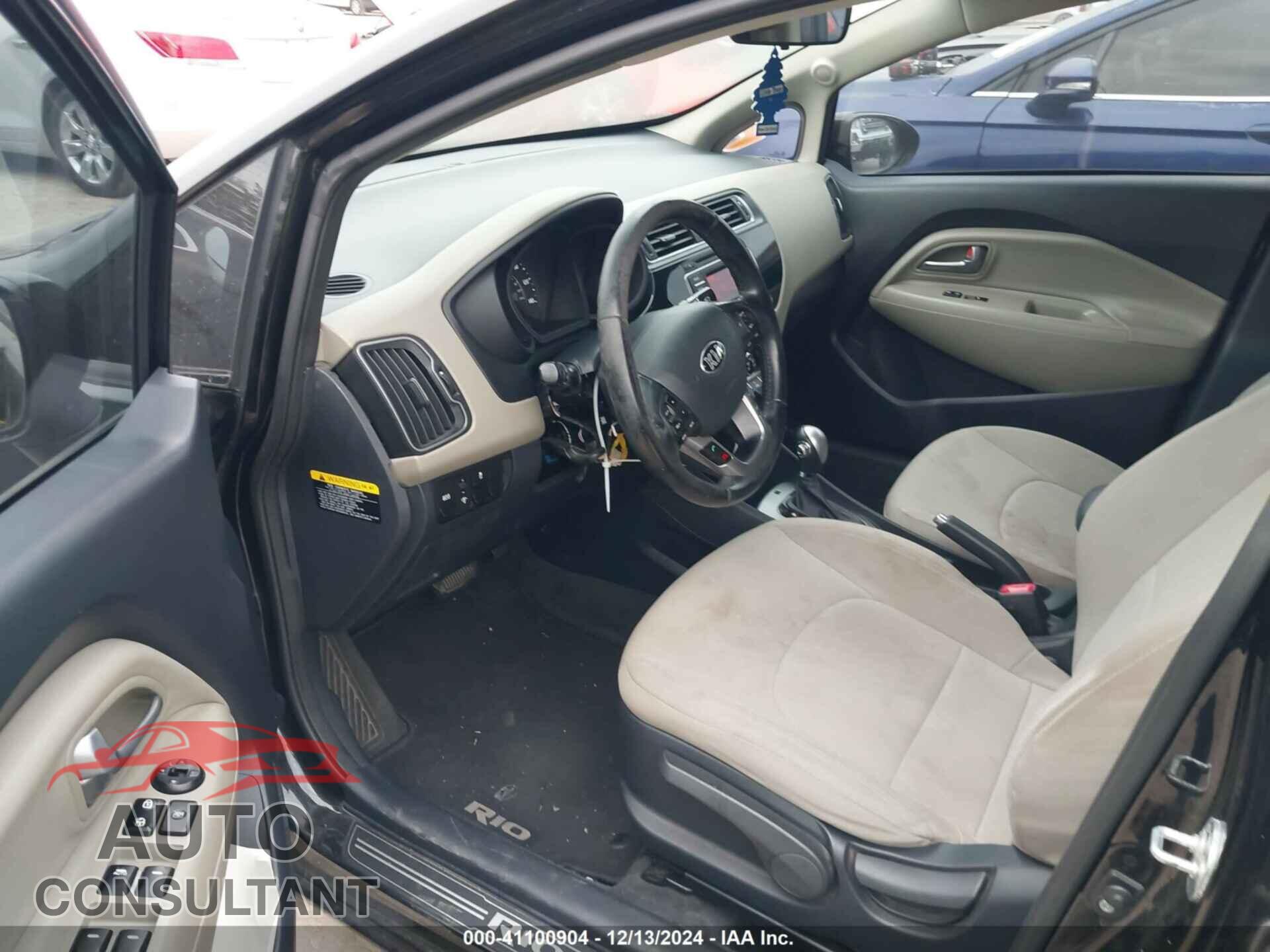 KIA RIO 2016 - KNADN4A30G6665875